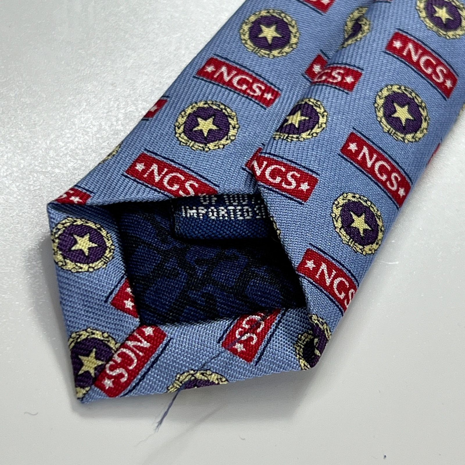 Vineyard Vines Vineyard Vines Men's Tie NGS Blue Red 100% Silk Necktie Size ONE SIZE - 7 Thumbnail