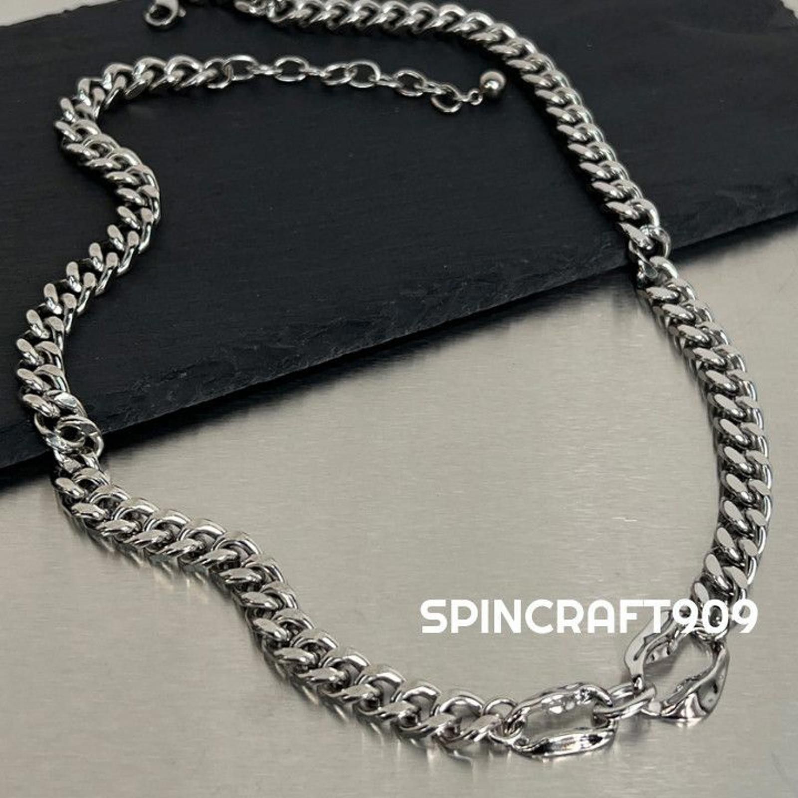 Jewelry Silver Chain Link Necklace Size ONE SIZE - 5 Thumbnail