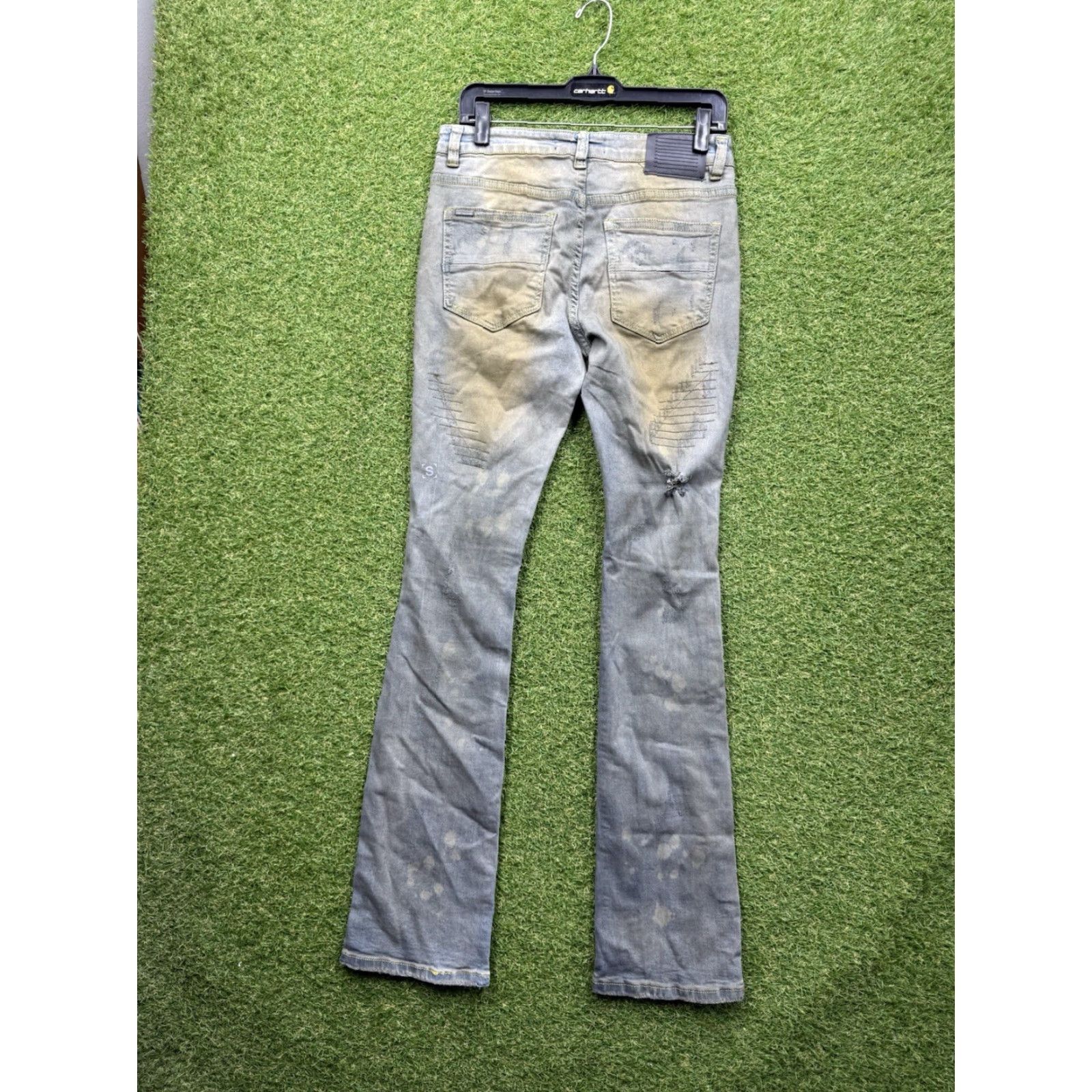 Vintage VINTAGE Serenade Jeans Mens 30 Distressed Bootcut Blue Denim Slim 5-Pocket Grunge Punk Streetwear 90s Mens Size US 30 / EU 46 - 2 Thumbnail