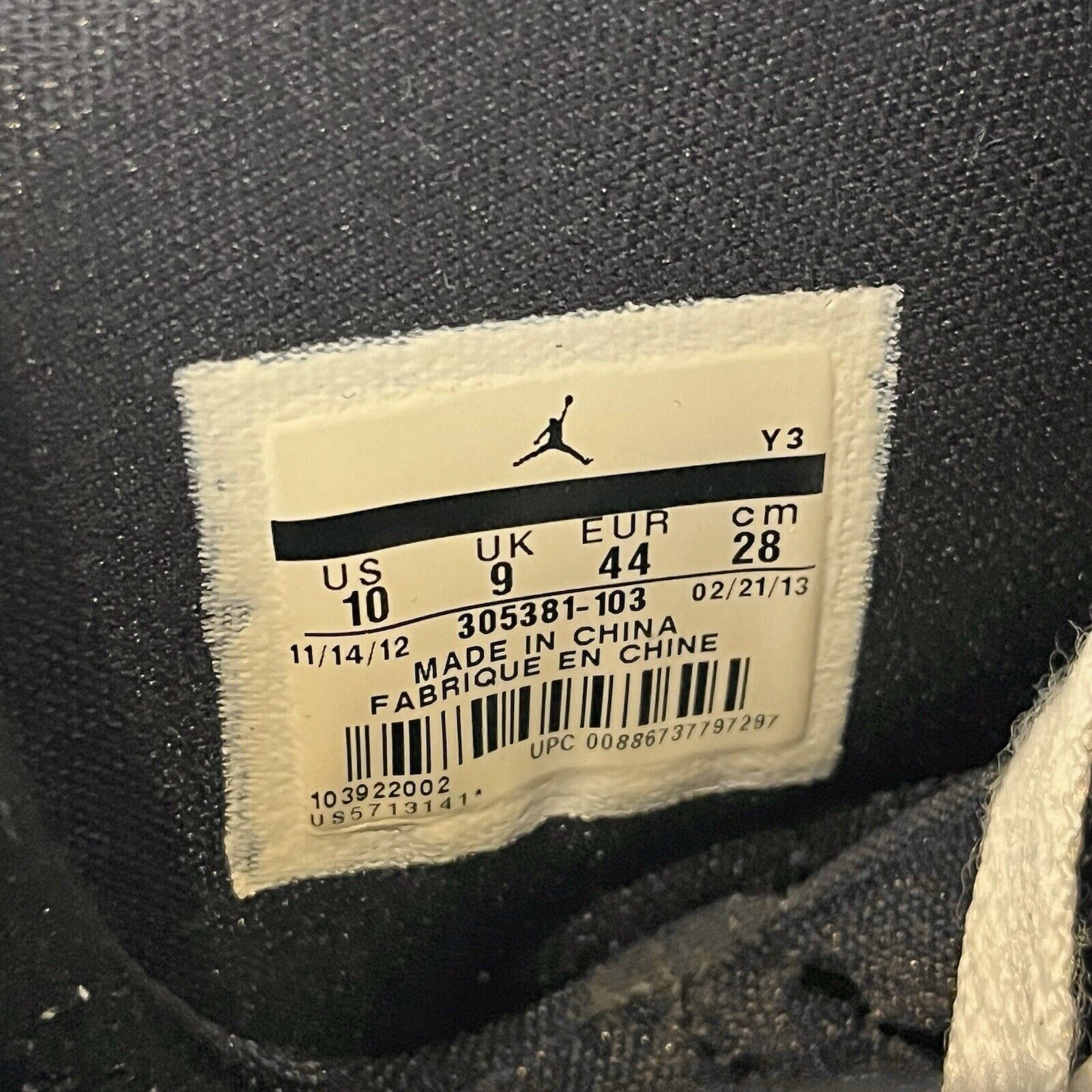 Jordan Brand 2013 Air Jordan VIII 8 Retro Bugs Bunny 305381 103 Sz 10 Size US 10 / EU 43 - 10 Thumbnail