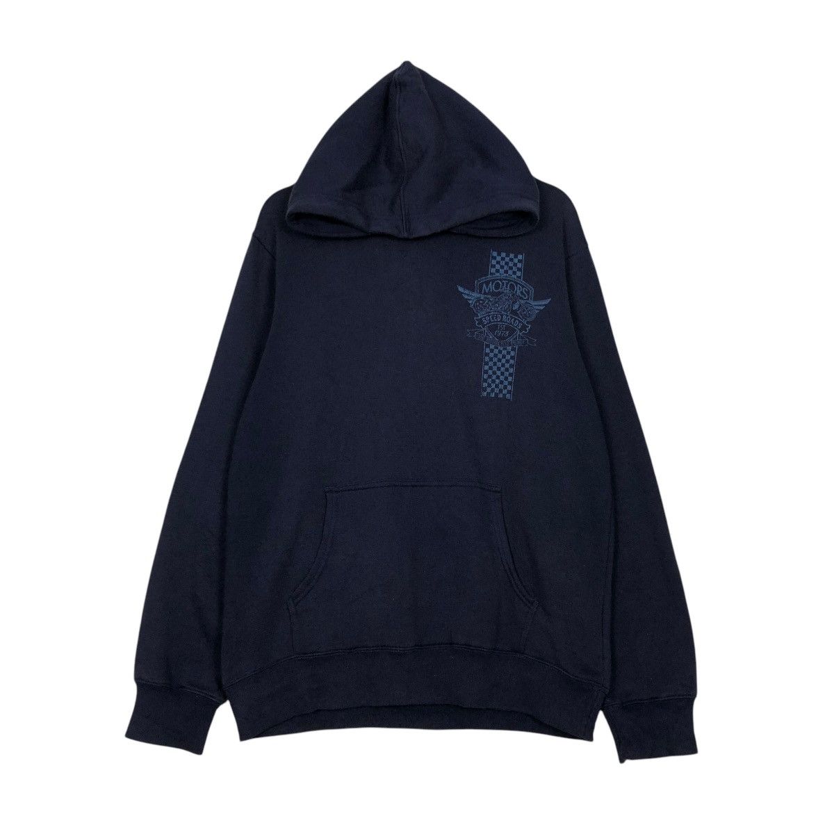 Japanese Brand 🔥VINTAGE HOODIE PULL OVER GARAGE MOTOR SPEED ROAD BIG LOGO Size US L / EU 52-54 / 3 - 3 Thumbnail