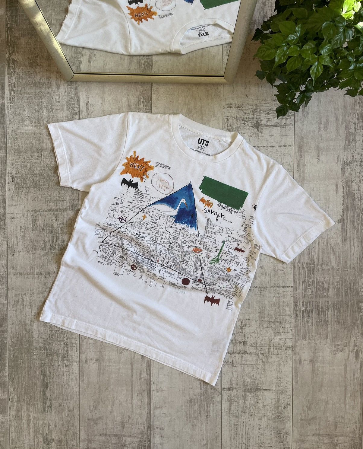 Jean-Michel Basquiat × Uniqlo Jean Michel Basquiat x Uniqlo T-Shirt Art Printed Size US S / EU 44-46 / 1 - 1 Thumbnail