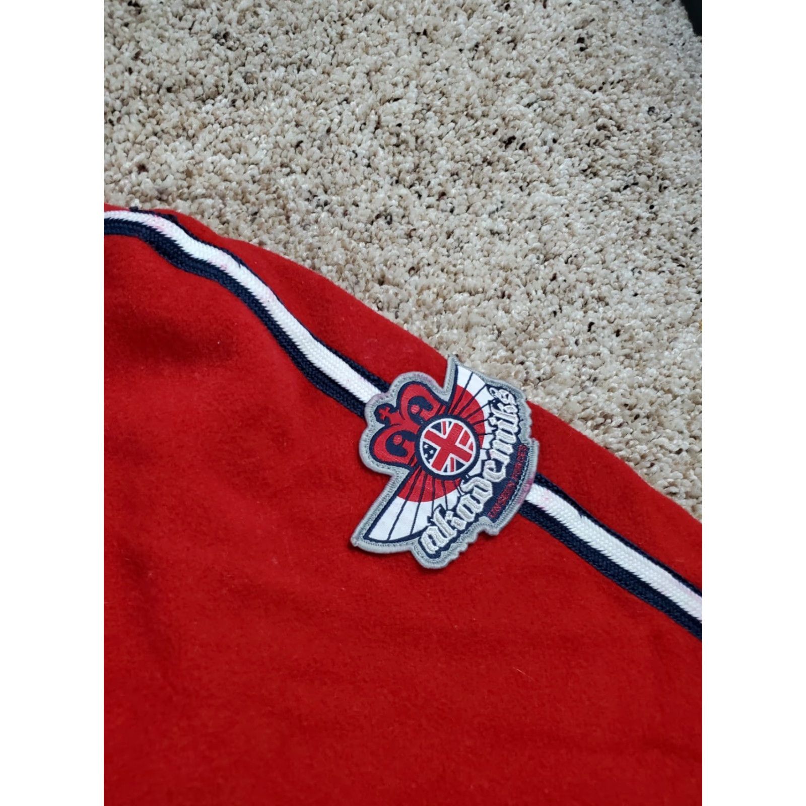 Akademiks VINTAGE Akademiks Varsity Jacket XL Mens Red Snap Front Stitched Wool Blend Y2K Size US XL / EU 56 / 4 - 6 Thumbnail