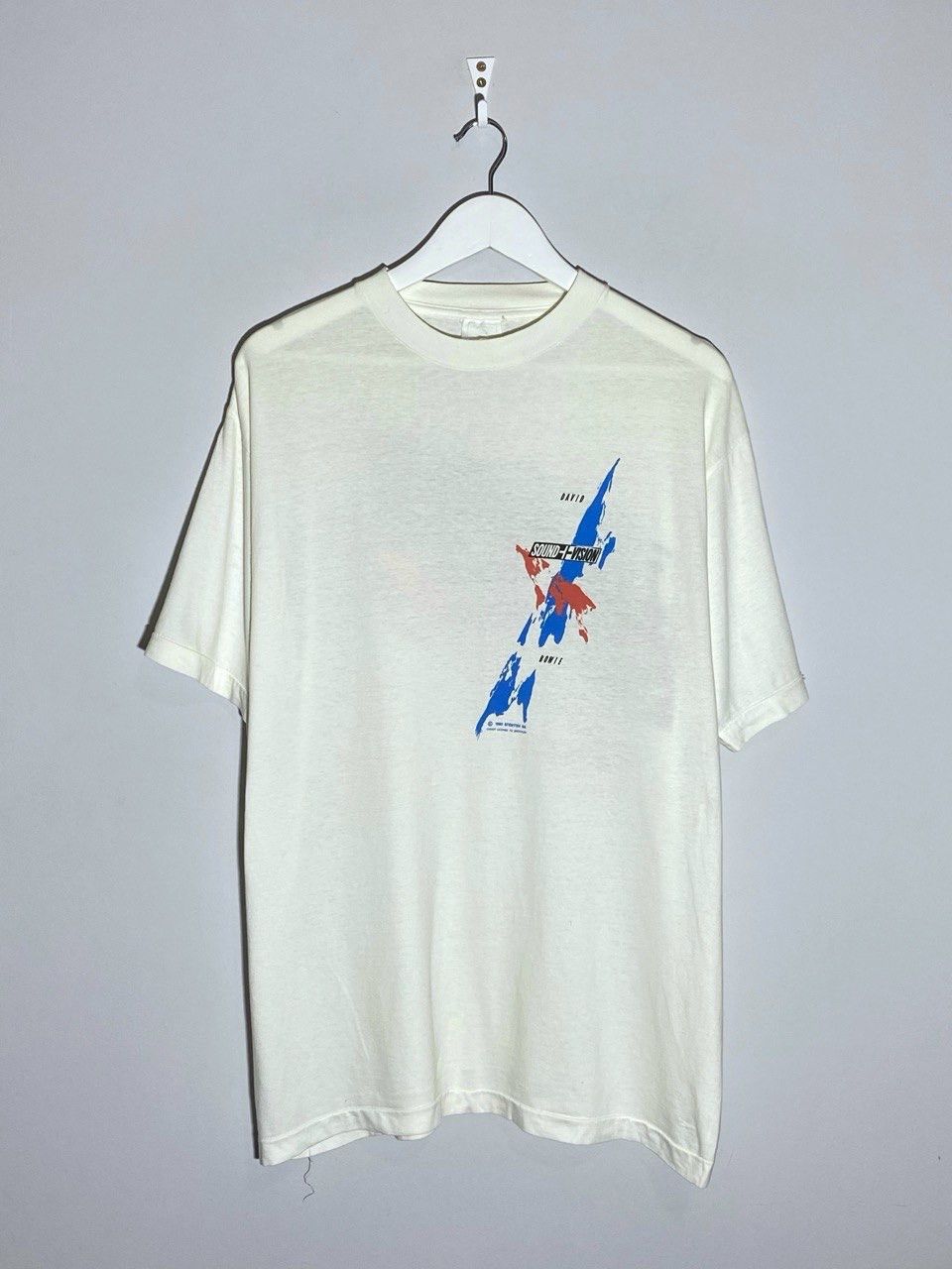 Band Tees Vintage 1990 David Bowie Sound Vision World Tour T-shirts Size US L / EU 52-54 / 3 - 2 Thumbnail