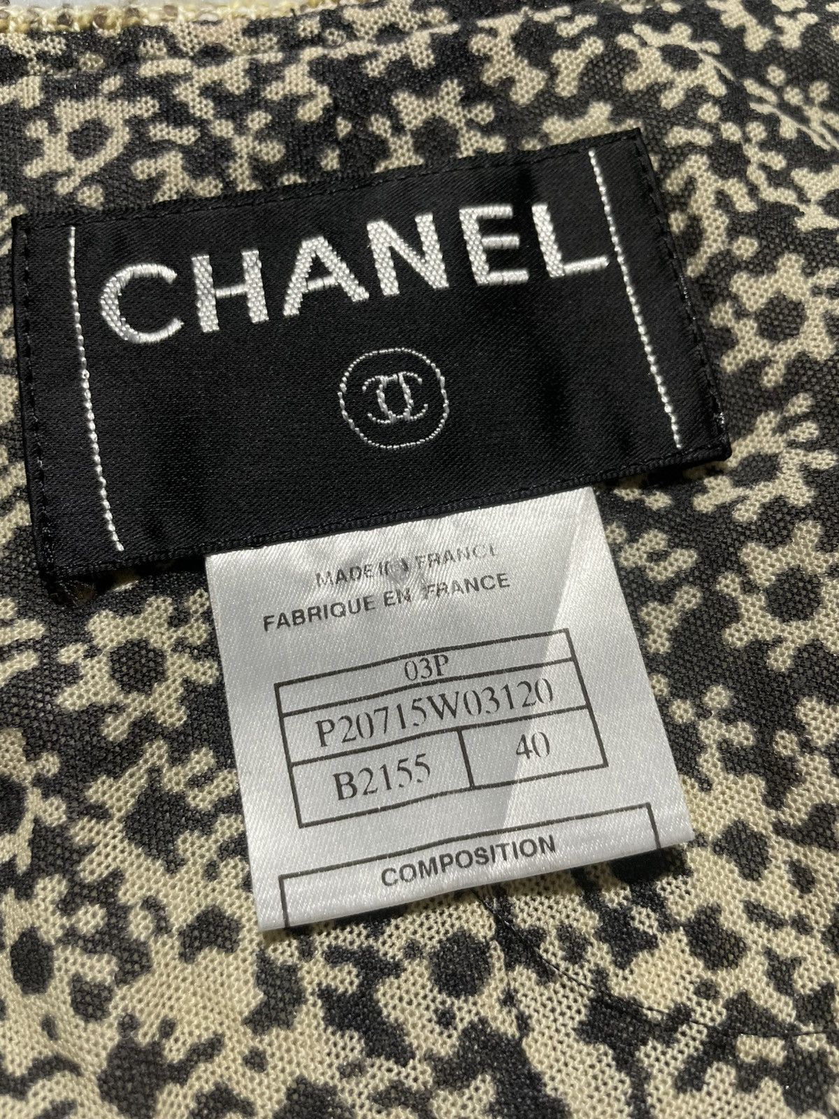 Chanel Chanel 2003 Collarless Tweed Jacket Size S / US 4 / IT 40 - 3 Thumbnail