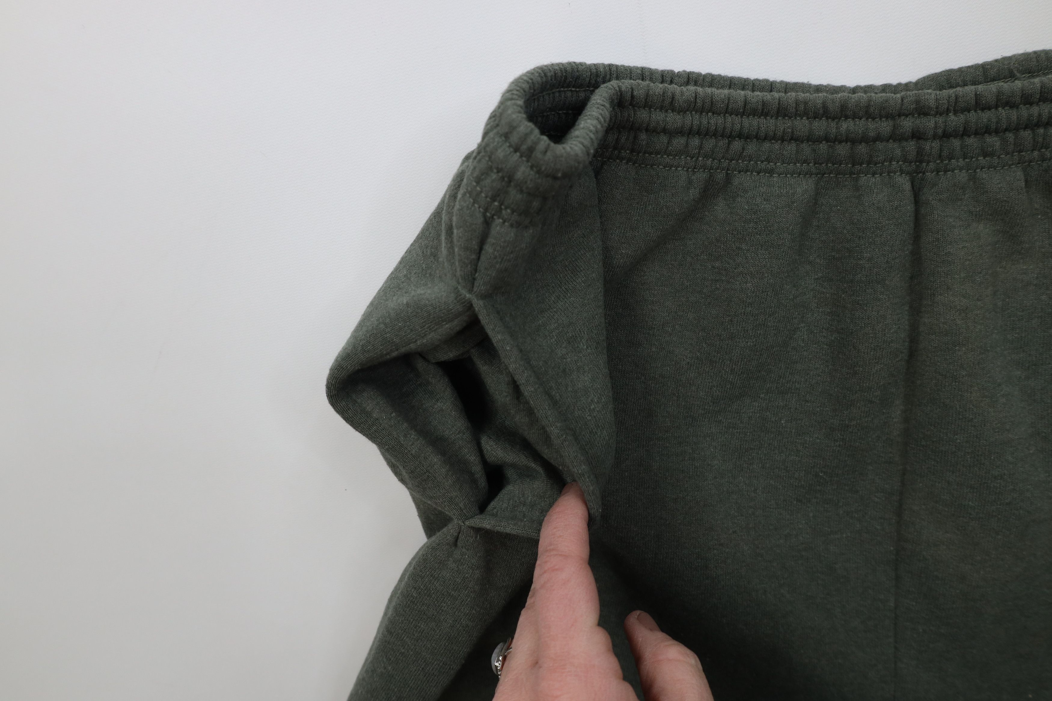 Vintage Vintage 90s Streetwear Heavyweight Sweatpants Joggers Green Size US 38 / EU 54 - 7 Thumbnail