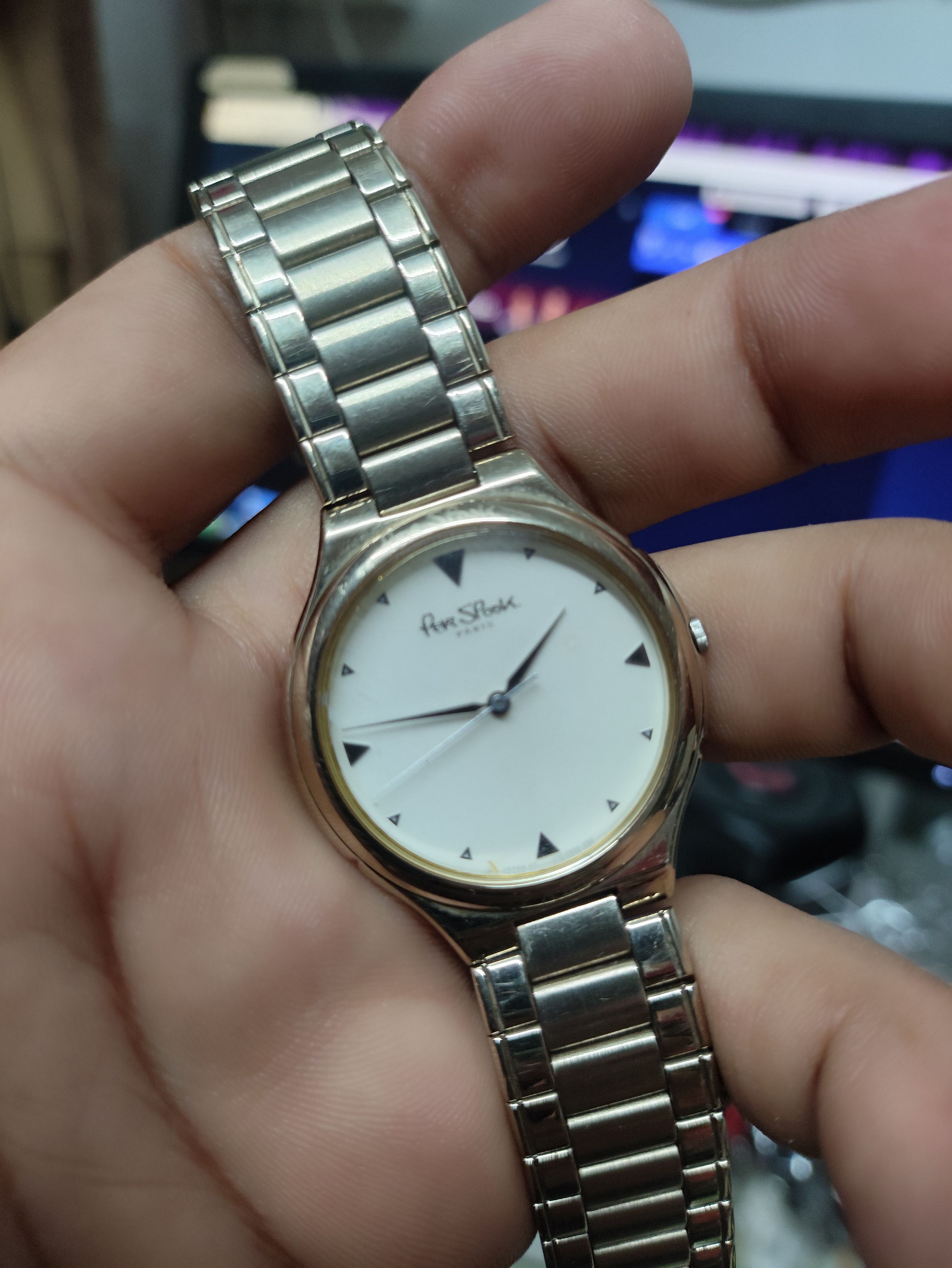 Designer × Vintage Designer Watch "PER SPOOK PARIS" Vintage Quartz Watch Stuff Size ONE SIZE - 3 Thumbnail