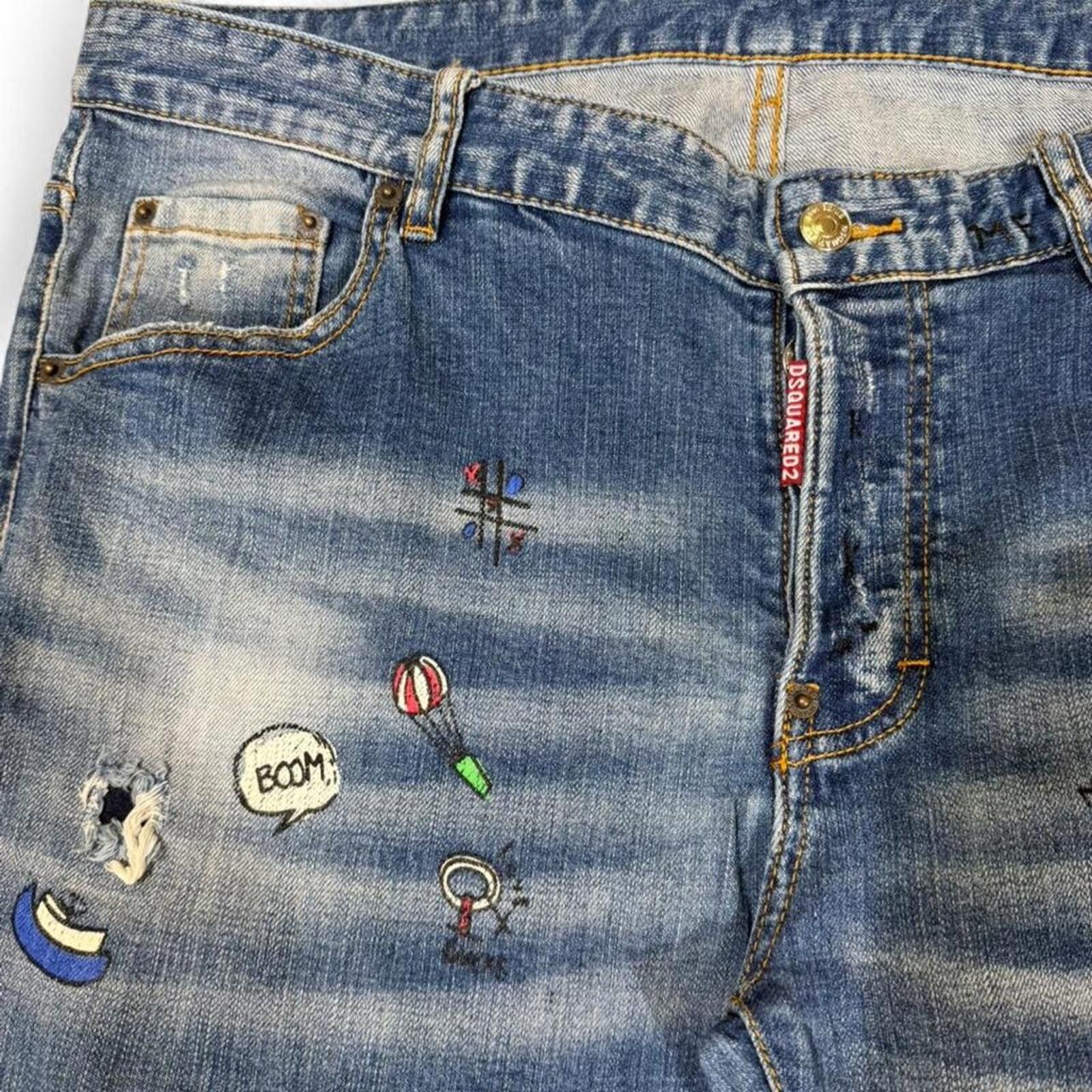 Dsquared2 DSQUARED2 denim jeans with unique design Size US 38 / EU 54 - 6 Thumbnail