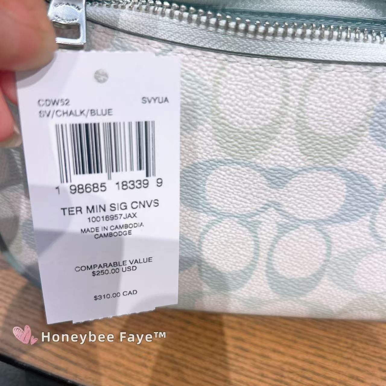 Coach Teri Mini Crossbody Bag In Pretty Signature Canvas CDW52 Size ONE SIZE - 6 Thumbnail