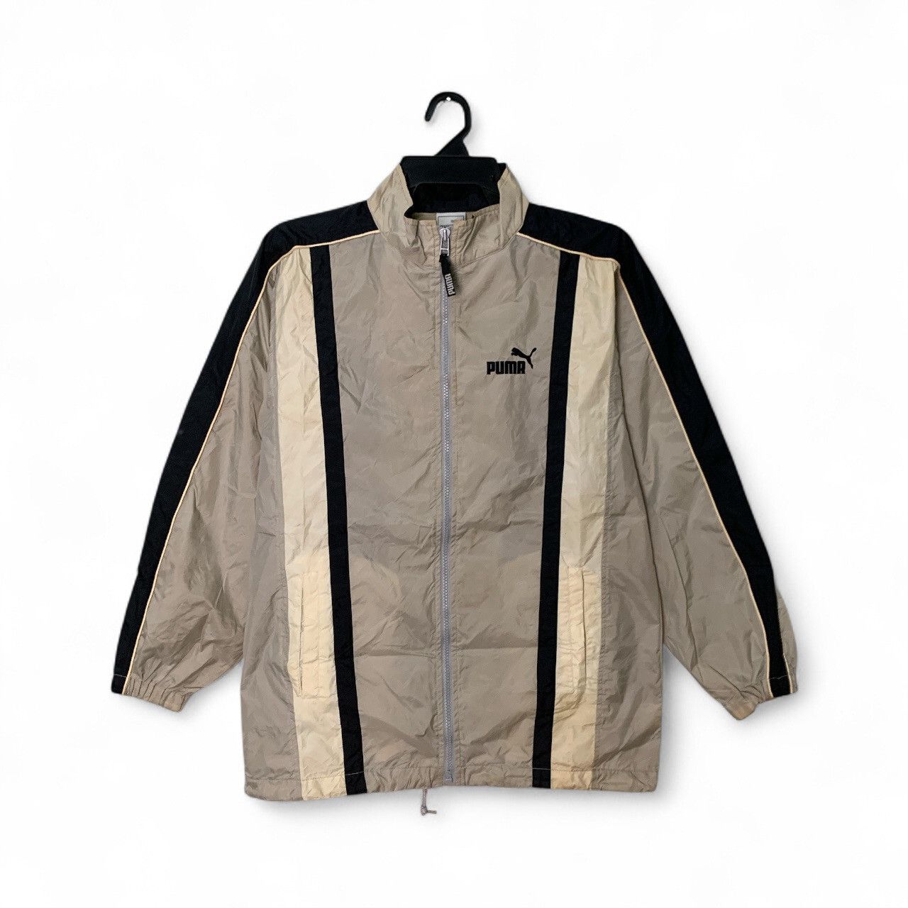 Puma Rare Design Vintage Puma Big Logo Sportswear Windbreaker Size US M / EU 48-50 / 2 - 2 Thumbnail