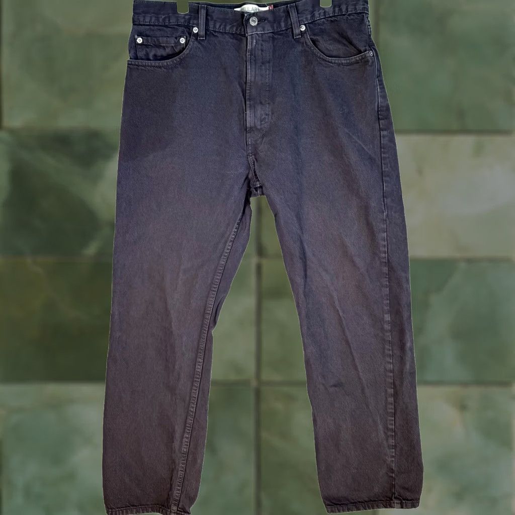 Levi's VINTAGE Levi's 505 Regular Gray Jeans Mens 36x30 Straight Denim 5-Pocket Classic 90s Style Size US 36 / EU 52 - 1 Thumbnail