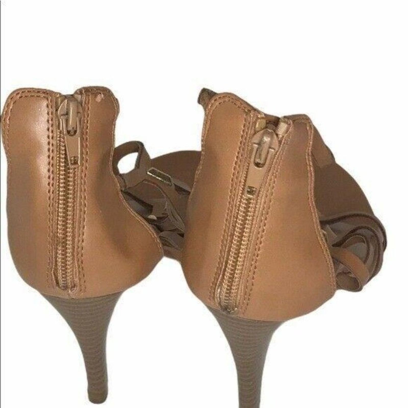 Other Chic Brown Strappy Gladiator Heels Fergie Sandals 9 Size US 9 / IT 39 - 8 Thumbnail