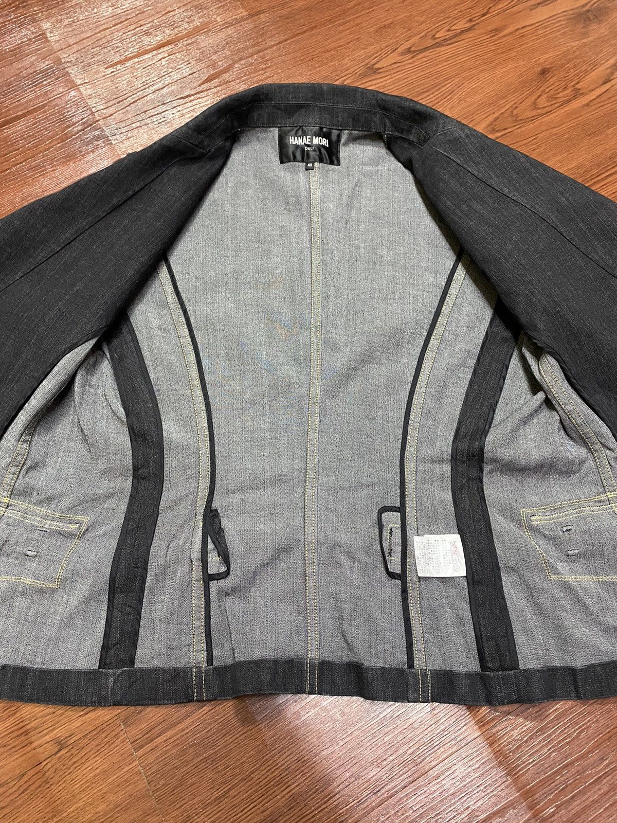 Comme des Garcons Homme Deux Hanae Mori Casual Denim Outwear Size S / US 4 / IT 40 - 4 Thumbnail