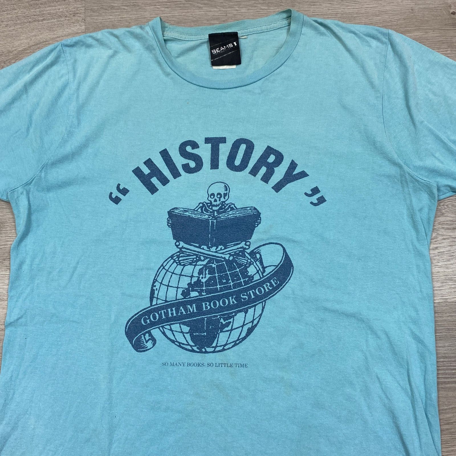 Beams Plus × Japanese Brand Rare Vintage Beams Japan History Gotham Book Store T Shirt L Size US L / EU 52-54 / 3 - 2 Thumbnail