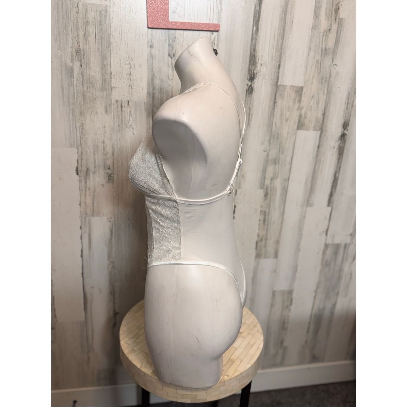Other Bozzolo White Lace Bodysuit Women’s Size L Size L / US 10 / IT 46 - 3 Thumbnail