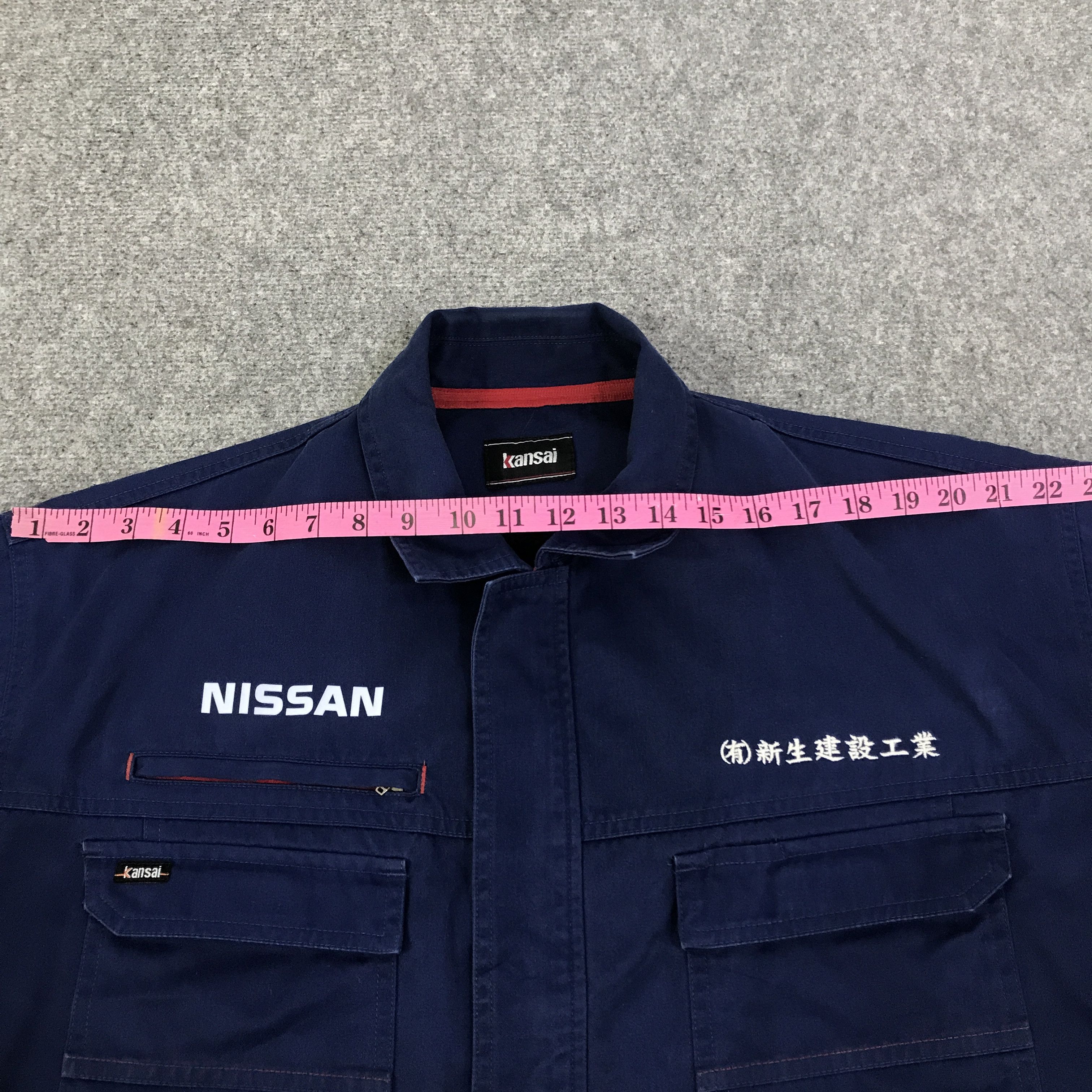 Japanese Brand nissan nismo racing navy custom work Japan jacket K122B6 Size US XL / EU 56 / 4 - 6 Thumbnail