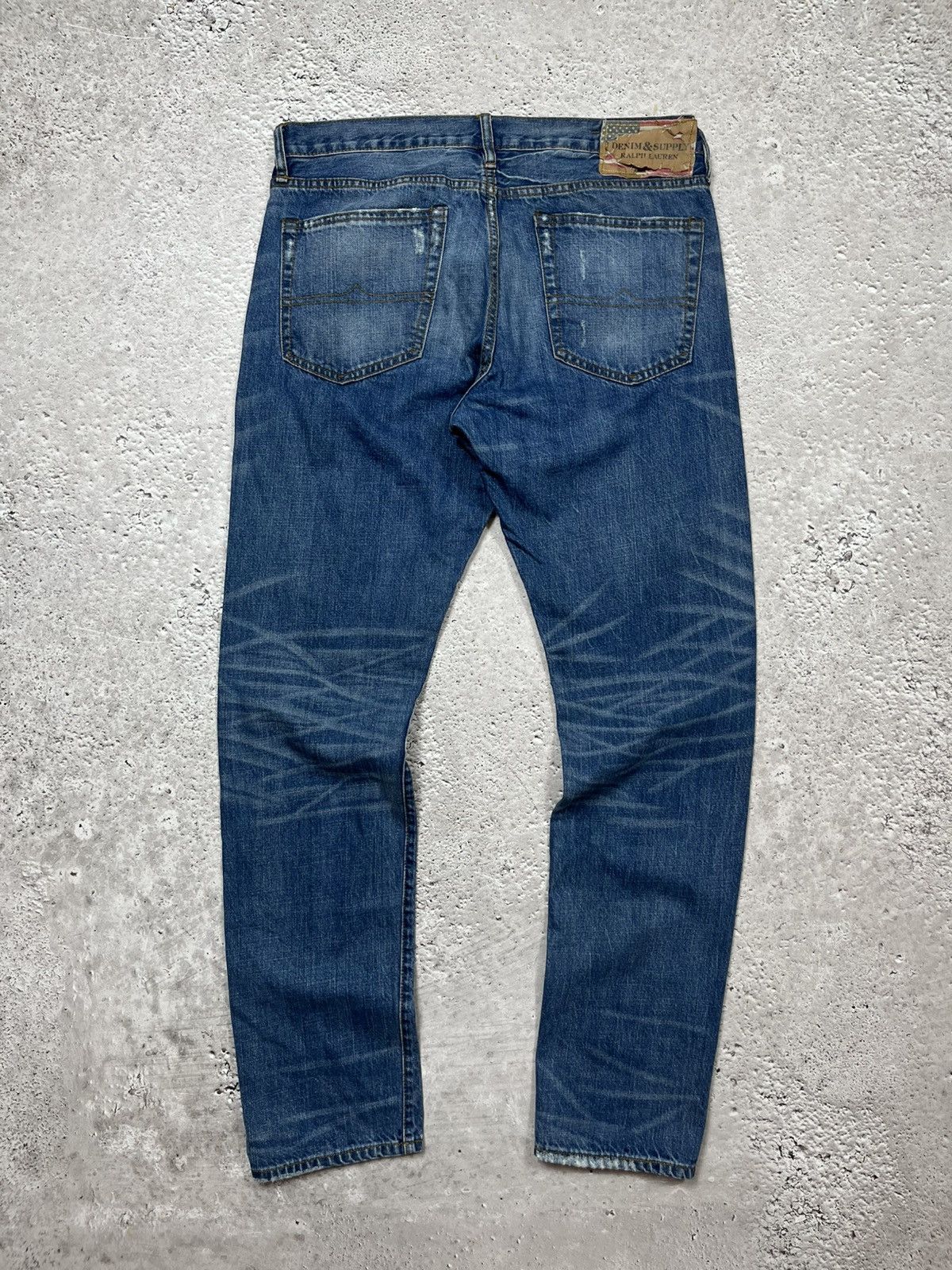 Polo Ralph Lauren Denim & Supply Ralph Lauren Slim Fit Jeans Medium Wash Size US 34 / EU 50 - 1 Thumbnail