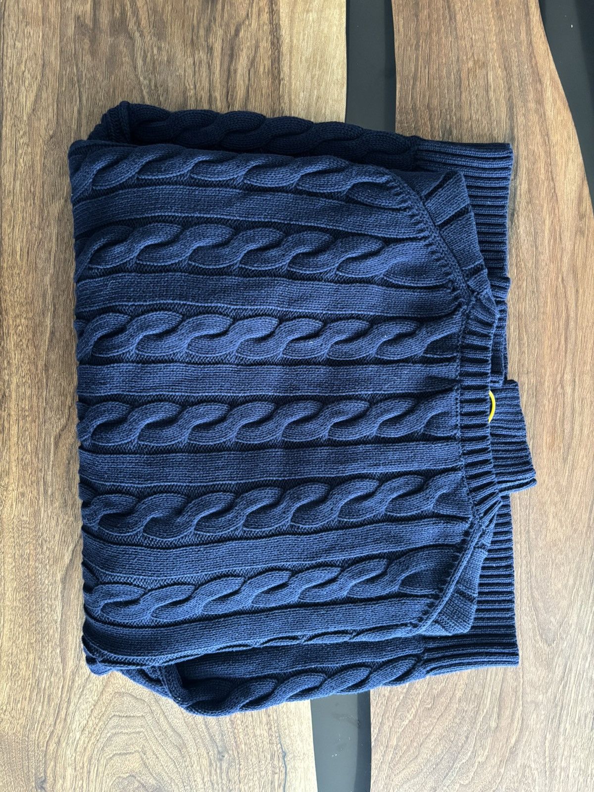 Polo Ralph Lauren Polo Ralph Lauren Cable Knit Sweater Navy – Size M – New Size US M / EU 48-50 / 2 - 5 Thumbnail