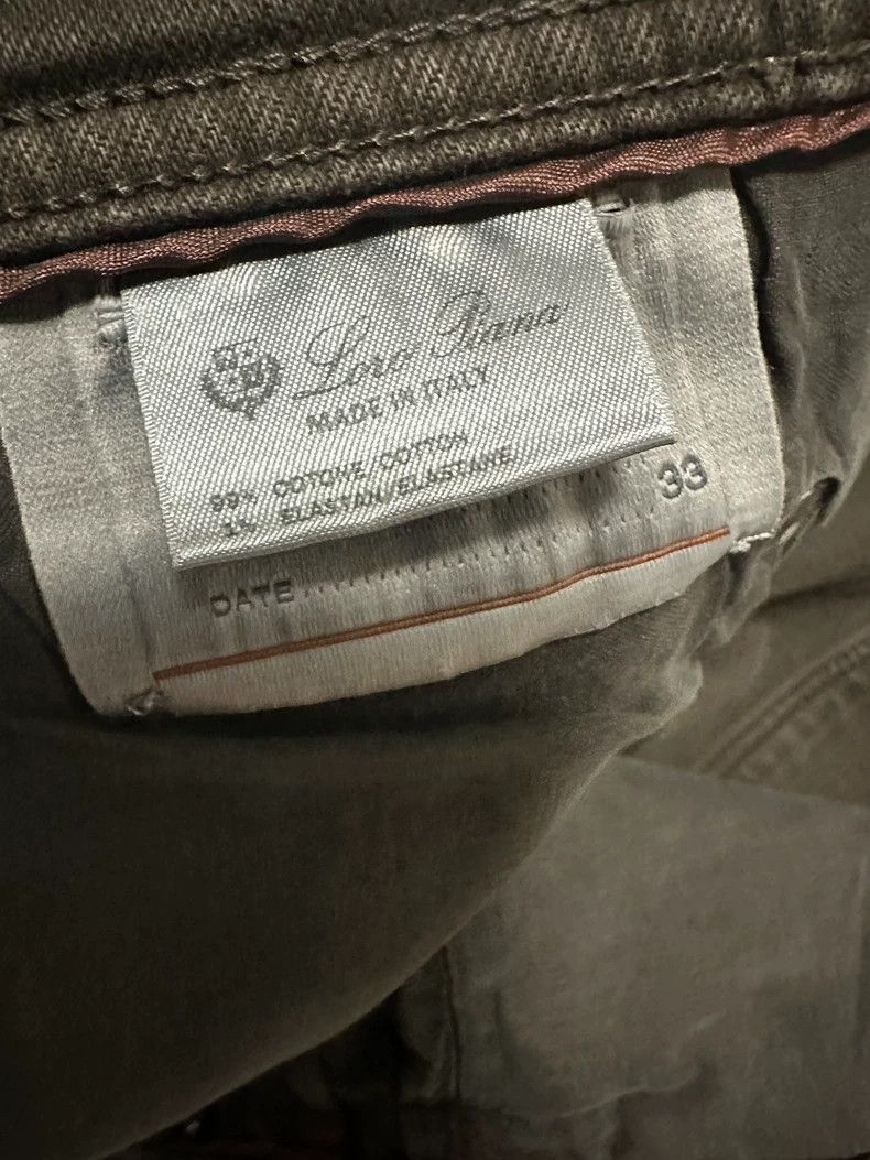 Brunello Cucinelli Loro Piana Men's Black Limited Jeans- Size US 33 - 4 Thumbnail
