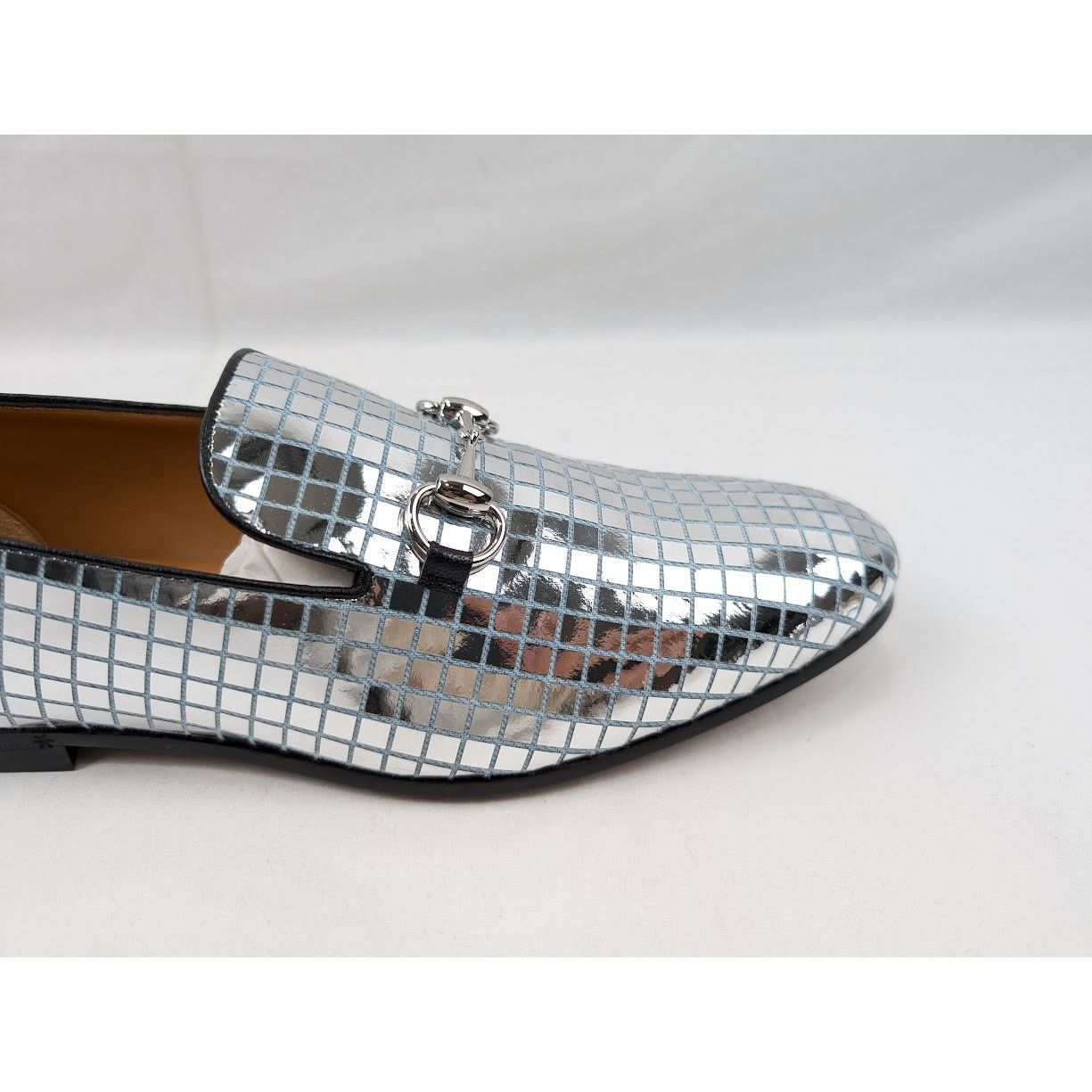 Gucci o1rshd1 Crispy Loafers in Silver Size US 9 / EU 42 - 3 Thumbnail