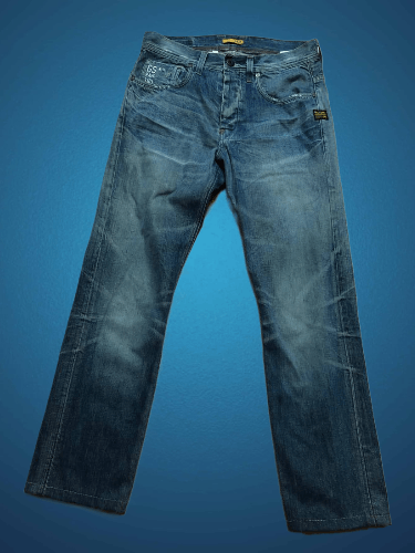 G-Star Vintage G-Star Raw 3301 Y2K Logo Streetwear Denim Jeans Size US 30 / EU 46 - 1 Thumbnail