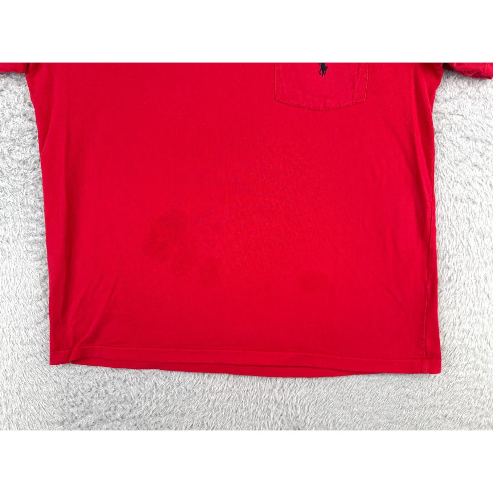 Ralph Lauren Polo Ralph Lauren Shirt Adult Medium Red Crew Neck Pocket Mens Size US M / EU 48-50 / 2 - 5 Thumbnail