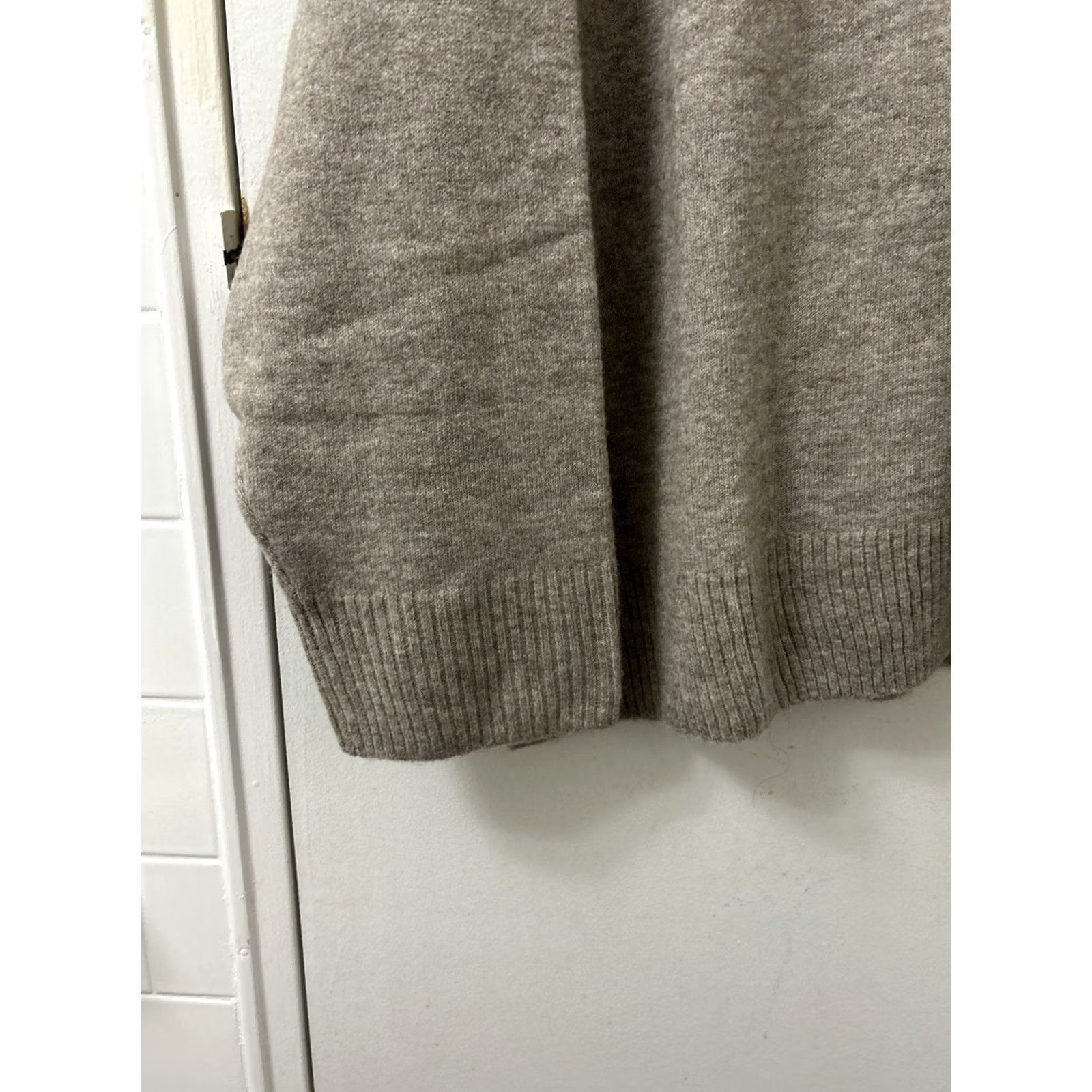 Gap Gap Womens Sweater V-Neck 2XL Brown Knit Oversized Pullover NWT Size XXL / US 16-18 / IT 52-54 - 6 Thumbnail
