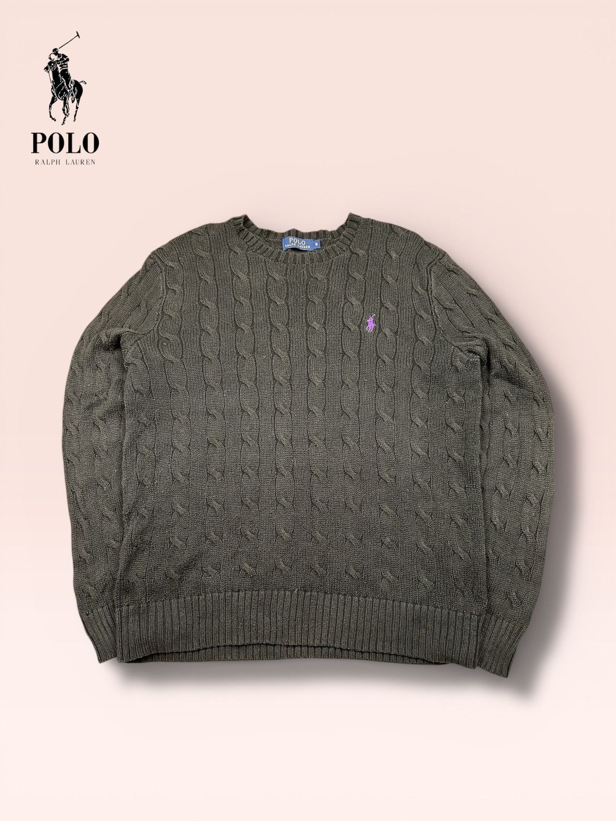 Ralph Lauren Ralph Lauren Cable Knit Sweater Women Size S Size S / US 4 / IT 40 - 2 Thumbnail