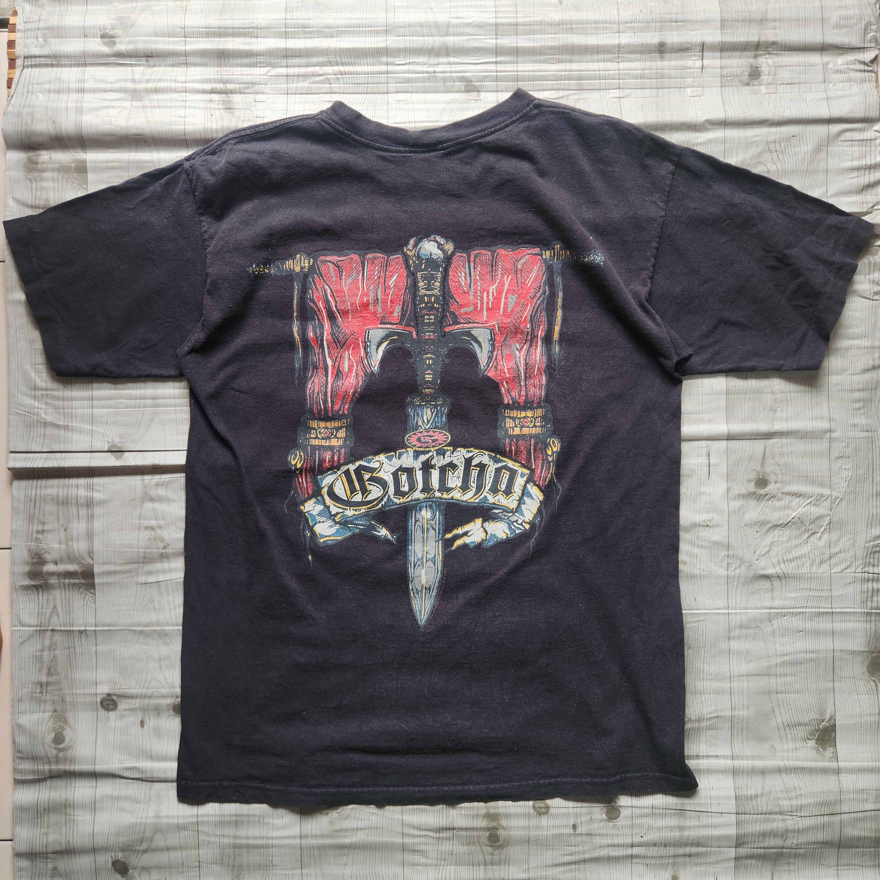Gotcha × Vintage Vintage Gotcha Big Logo Single Stitch 1990s Size US L / EU 52-54 / 3 - 2 Thumbnail