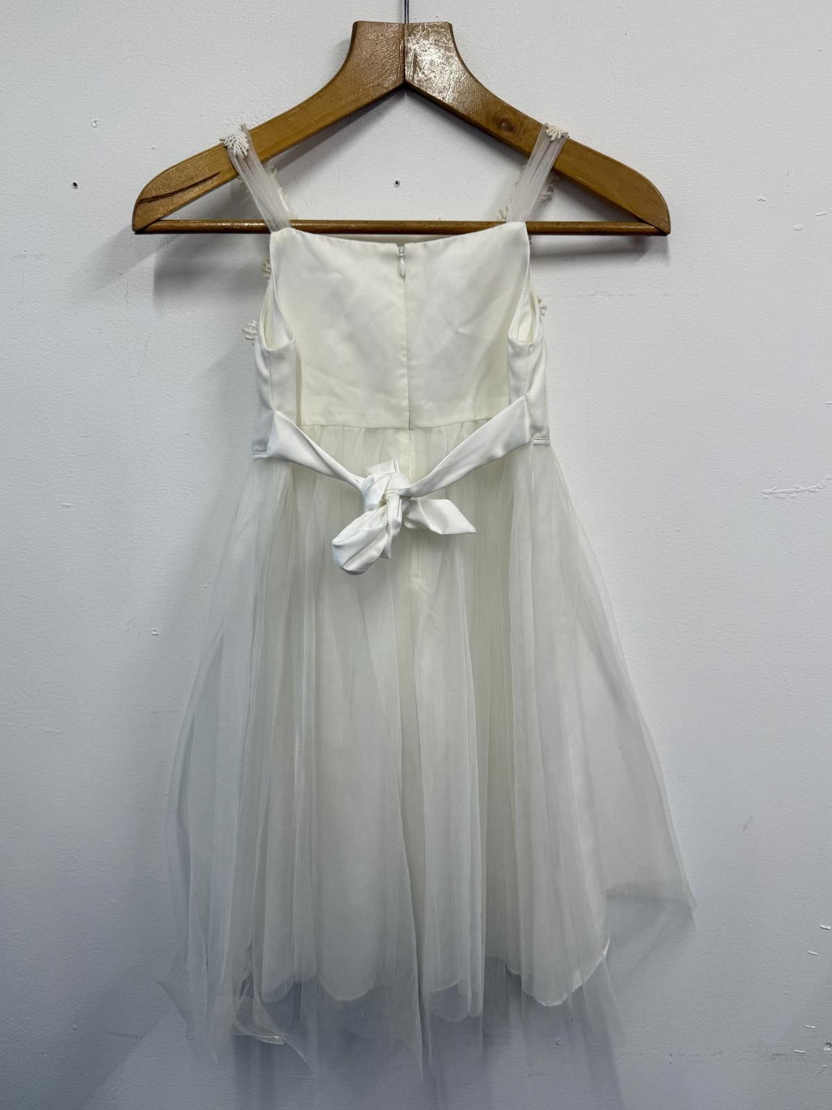 Other Monsoon White Girls Dress with Hand Embellishment Size 8 Yrs Size ONE SIZE - 4 Thumbnail