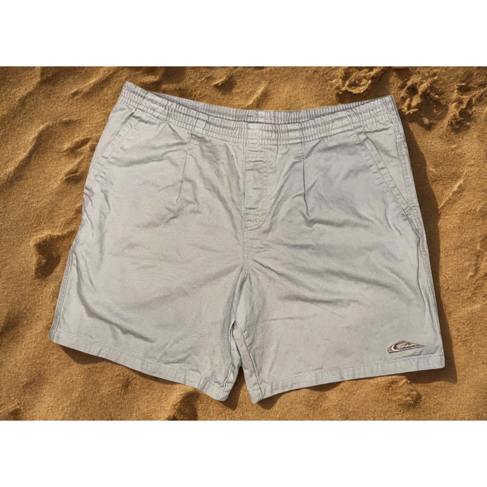 Quiksilver Quiksilver Vintage Y2K Gray Baggy Drawstring Shorts Large Size US 36 / EU 52 - 8 Thumbnail