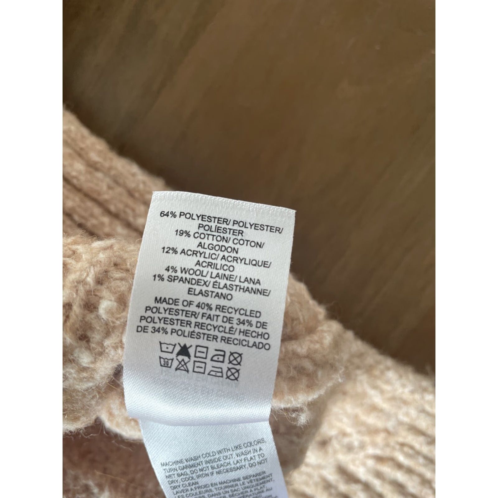 Lucky Brand Lucky Brand Cable Knit Sweater Women Large Orange Long Sleeve Pullover Sweater Pullover BeamGeometric Bohemian 80s? Size L / US 10 / IT 46 - 7 Thumbnail
