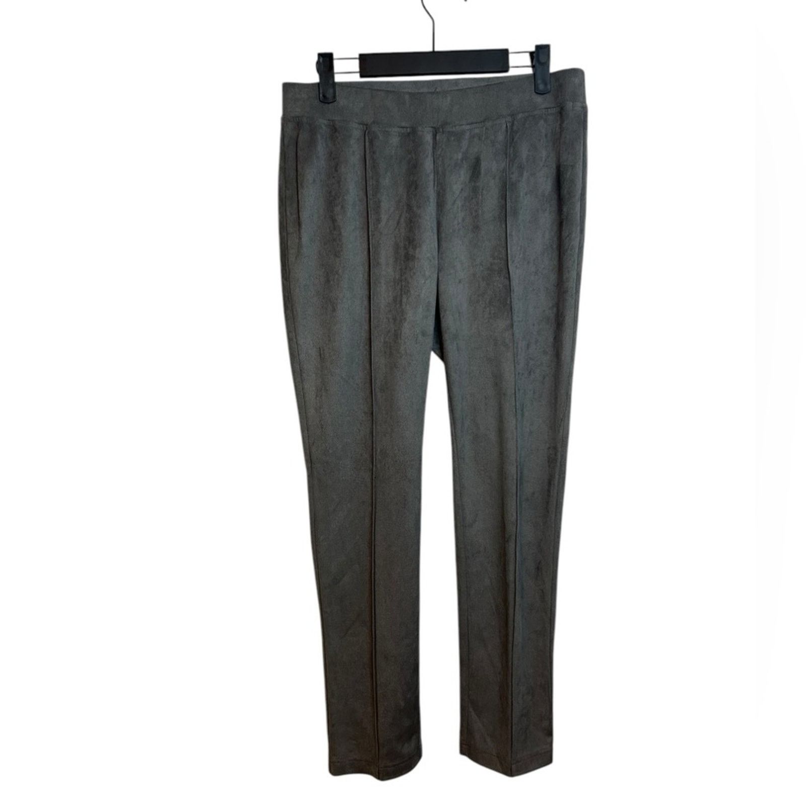 Other 209wst38 Gray Faux Suede Ankle Pants Size 27" / US 4 / IT 40 - 1 Thumbnail
