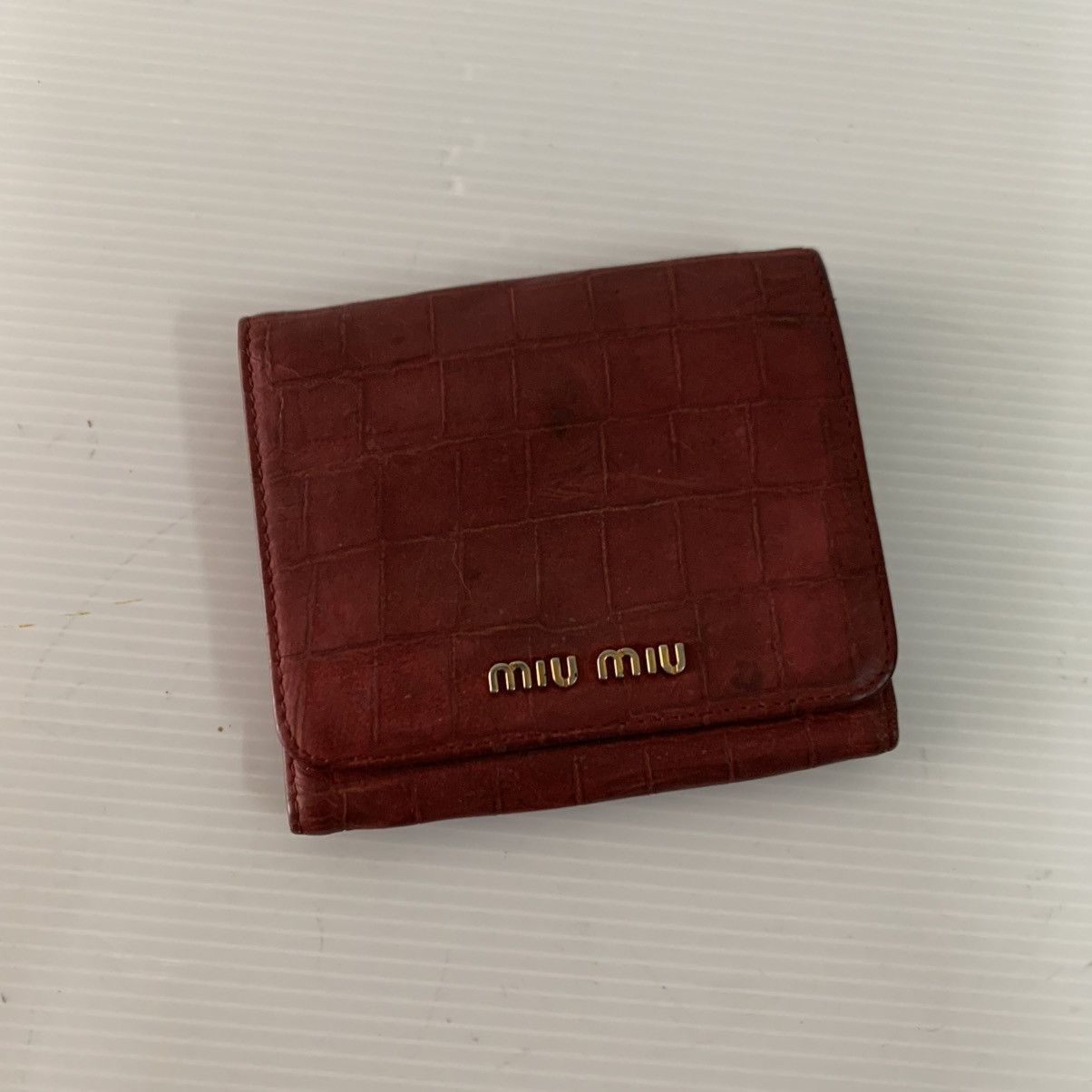 Miu Miu Miu Miu Leather Wallet Size ONE SIZE - 2 Thumbnail