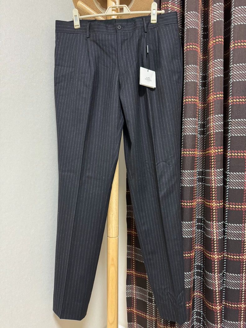 Hermes HERMES Wool Silk Casual Pants Size US 44 / EU 60 - 1 Thumbnail