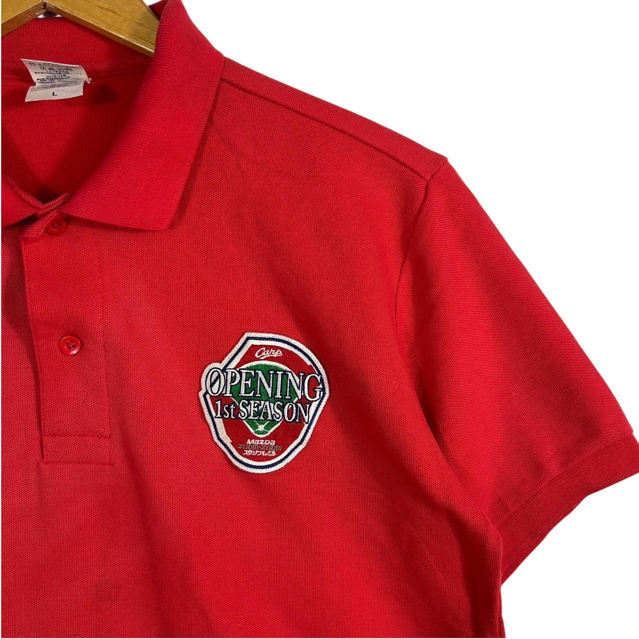 Other MAZDA x HIROSHIMA CARP Toyo Baseball Polo Tee Shirt Top Size US L / EU 52-54 / 3 - 5 Thumbnail