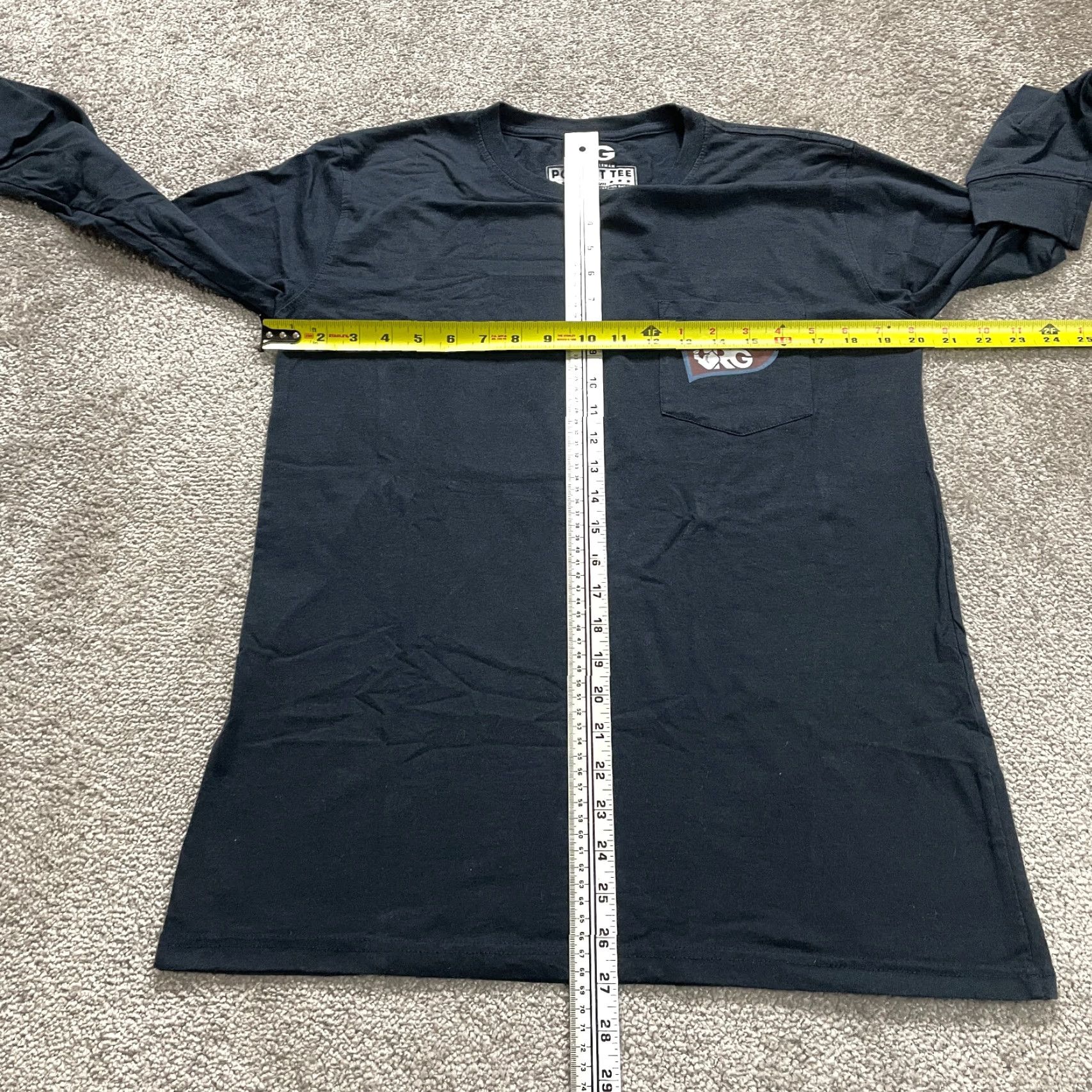 Vintage Rowdy Gentlemen Shirt Mens Medium Blue Long Sleeve Crew Neck Pocket Tee MVP Logo Graphic Print Classic Sports American Shirts Size US M / EU 48-50 / 2 - 4 Thumbnail