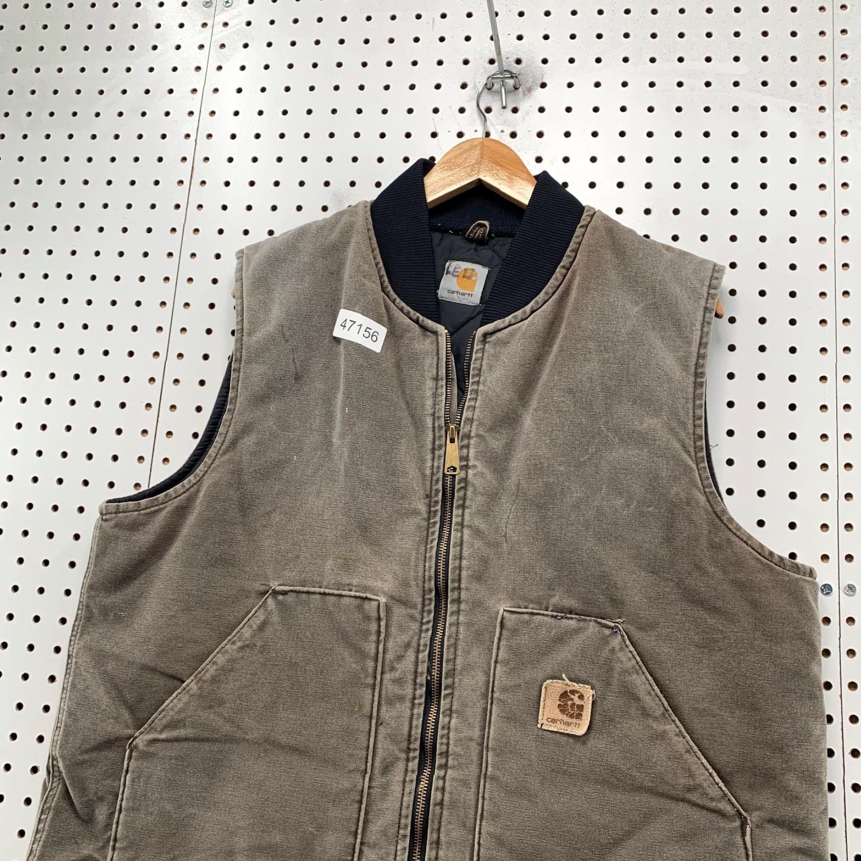 Carhartt VINTAGE Carhartt Vest Jacket Mens XL Brown Duck Canvas Sleeveless Chestnut Jacket Vest Carhartt J97 Workwear Men XL Brown Canvas Size US XL / EU 56 / 4 - 5 Thumbnail