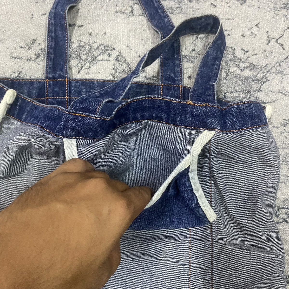 Japanese Brand Vintage Japanese Titicaca Navajo Denim Tote Bag Size ONE SIZE - 5 Thumbnail