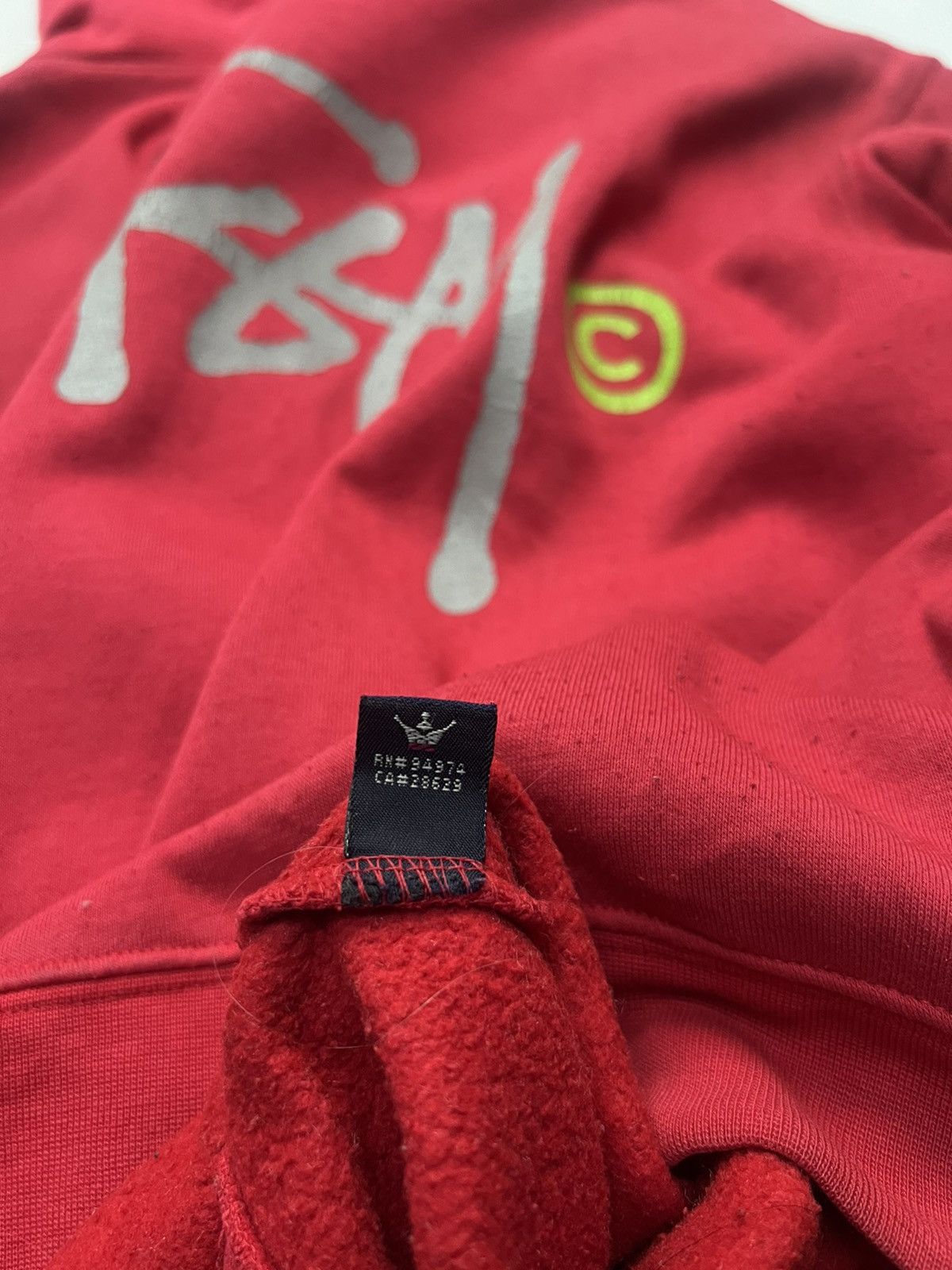 Other VINTAGE STUSSY HOODIE BIG LOGO Size US XL / EU 56 / 4 - 17 Thumbnail
