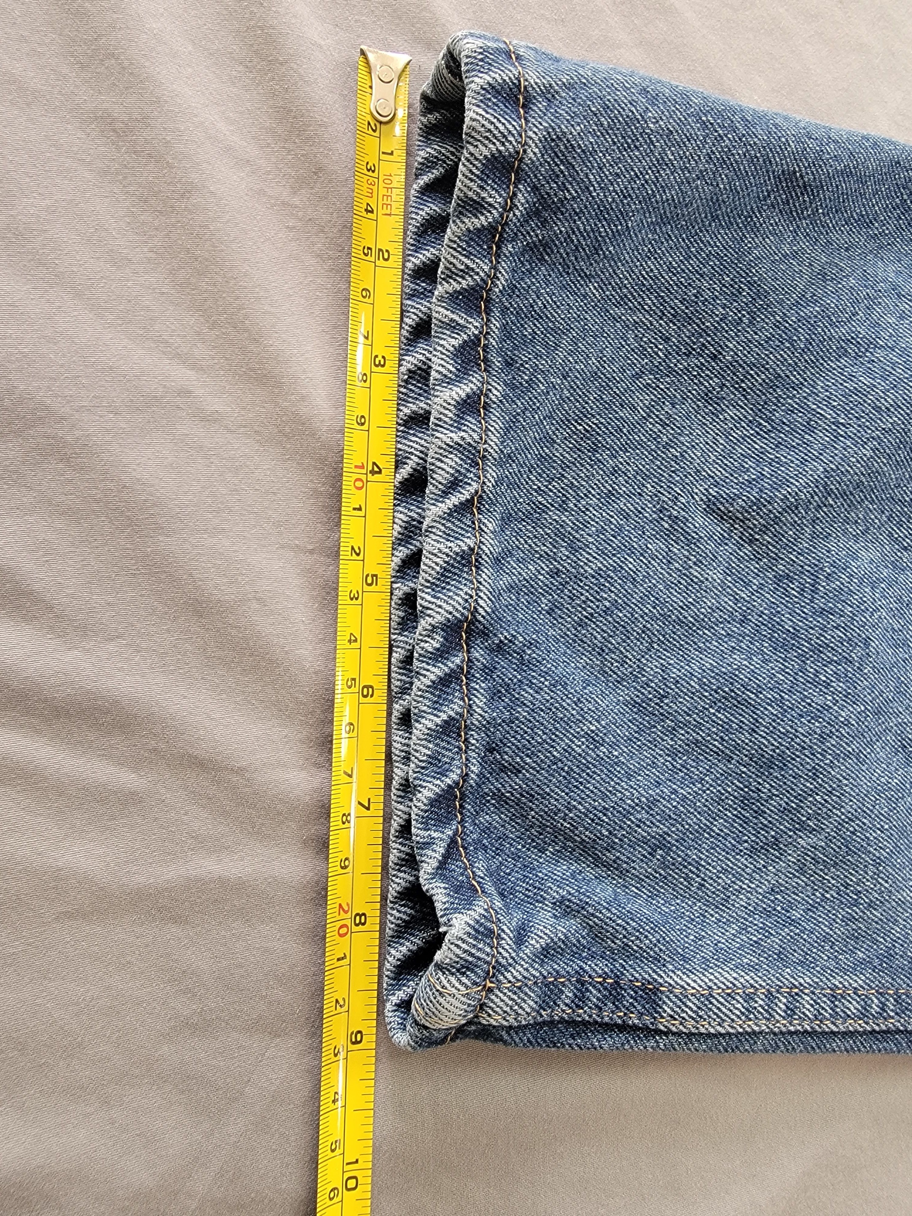 Other Wrangler Jeans Mens 48x32 Blue Denim Relaxed Straight Leg Size US 44 / EU 60 - 5 Thumbnail