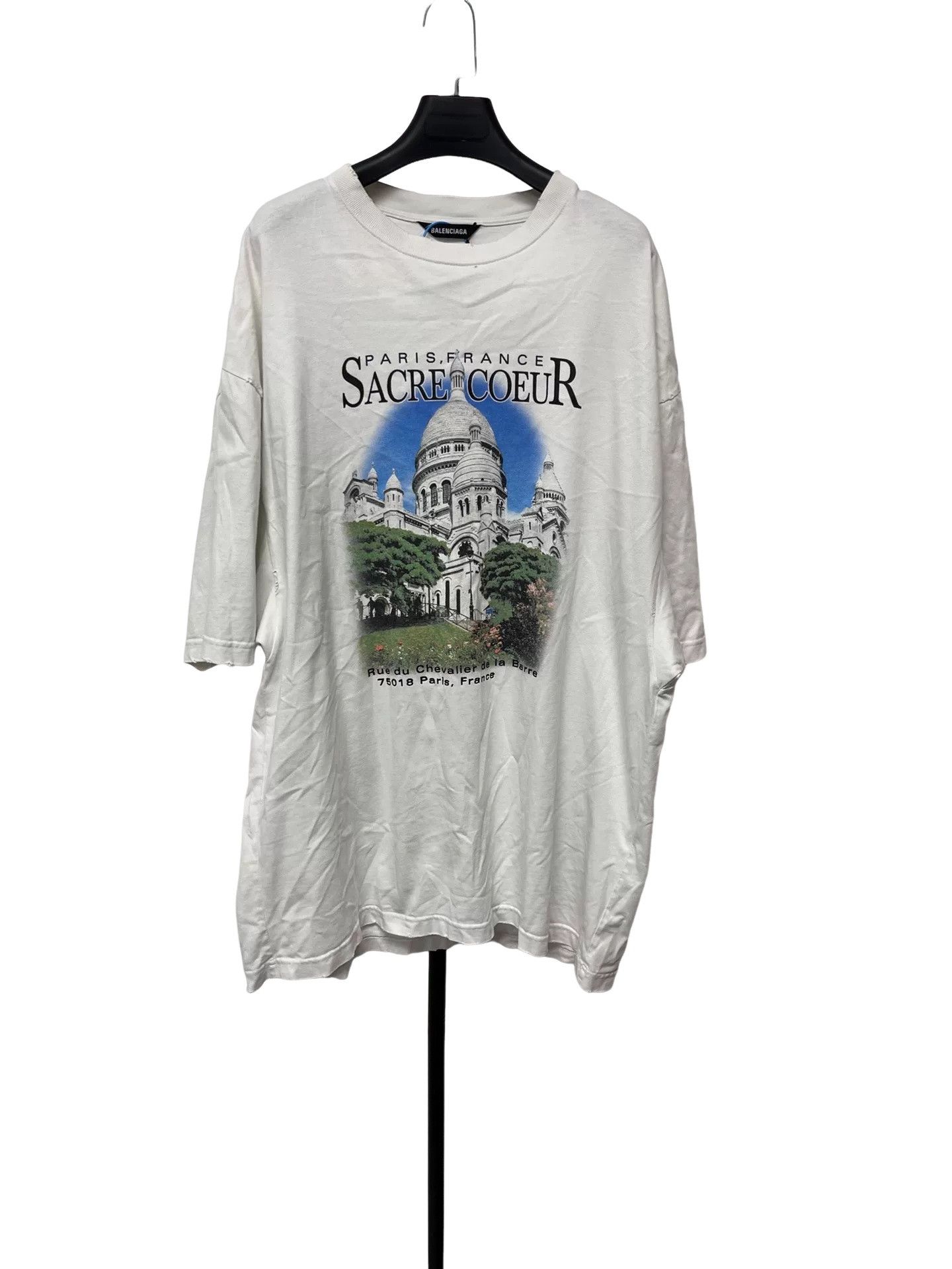 Balenciaga Balenciaga Sacre Coeur Notre Dame Graphic T-Shirt XS Size XS / US 0-2 / IT 36-38 - 1 Thumbnail