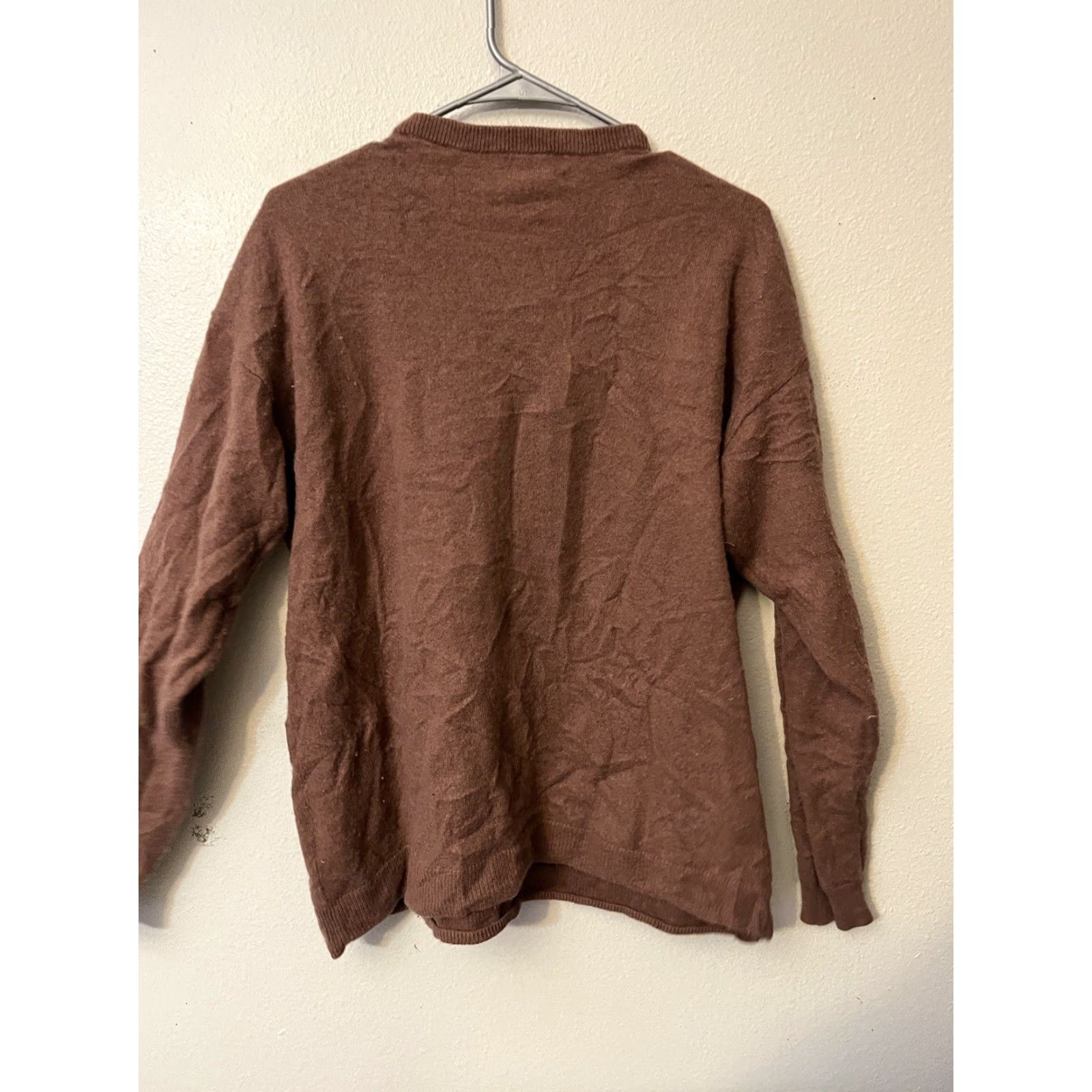 H&M H&M Women's Cashmere Sweater Brown Pinkish Crew Neck Long Sleeve Size Small Size S / US 4 / IT 40 - 3 Thumbnail
