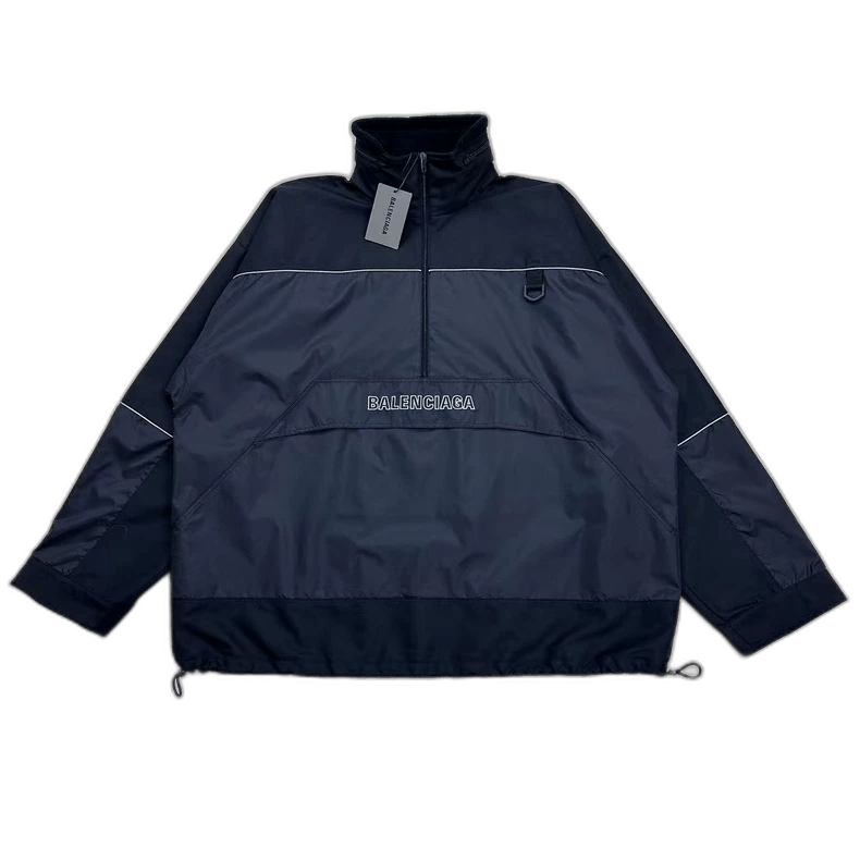Balenciaga Balenciaga Embroidered Half-Zip Jacket Size US L / EU 52-54 / 3 - 1 Thumbnail
