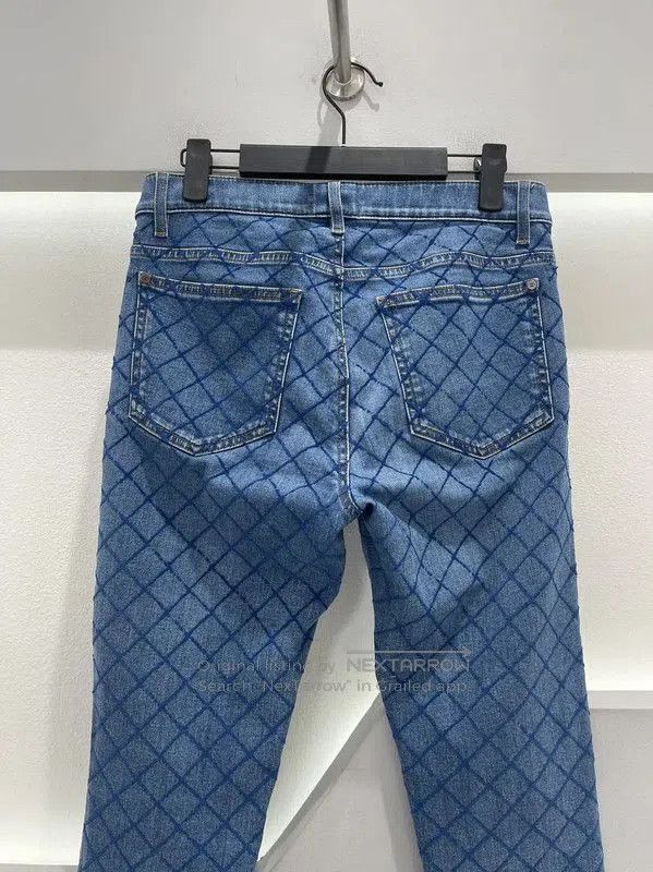 Chanel Chanel Blue Cotton Women’s Denim Pants . Size 35" - 5 Thumbnail