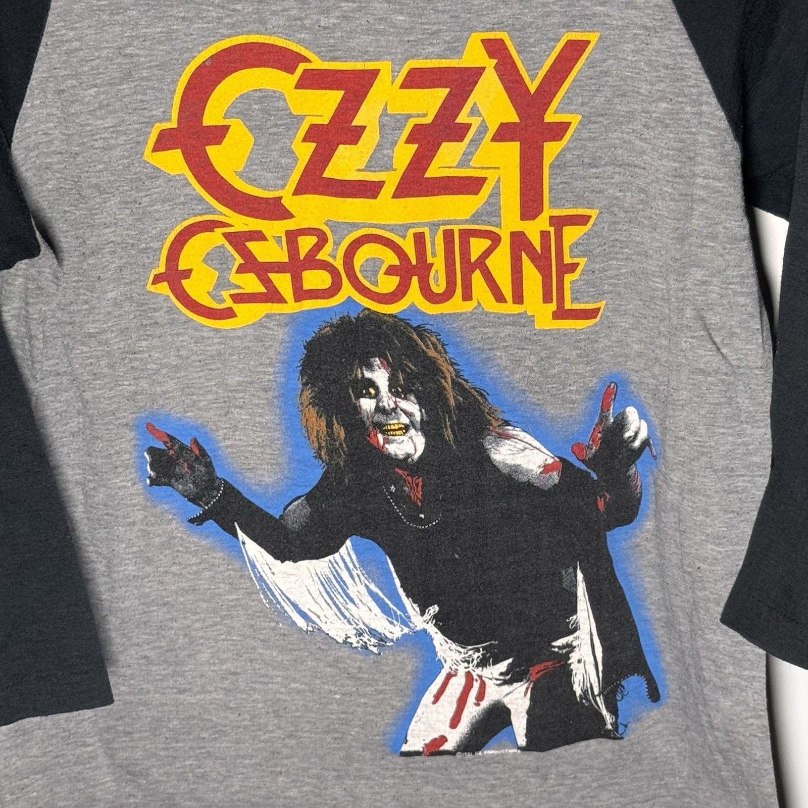 Band Tees Ozzy Osbourne Diary Of A Madman Raglan Small Graphic Tee Size S / US 4 / IT 40 - 3 Thumbnail