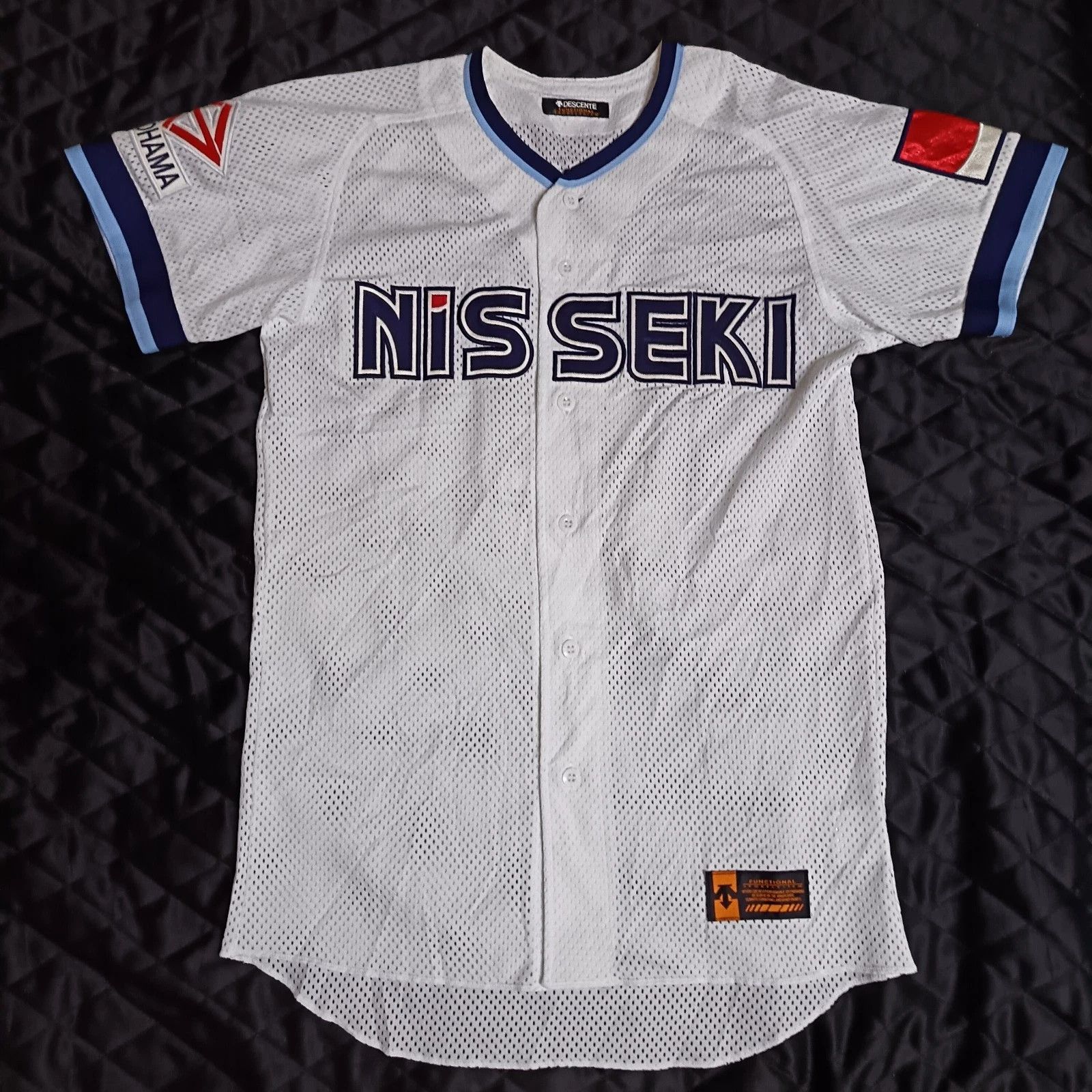 Descente Nisseki 日石 野球 Shakaijin Yakyu Japanese Baseball Jersey Size US L / EU 52-54 / 3 - 1 Thumbnail