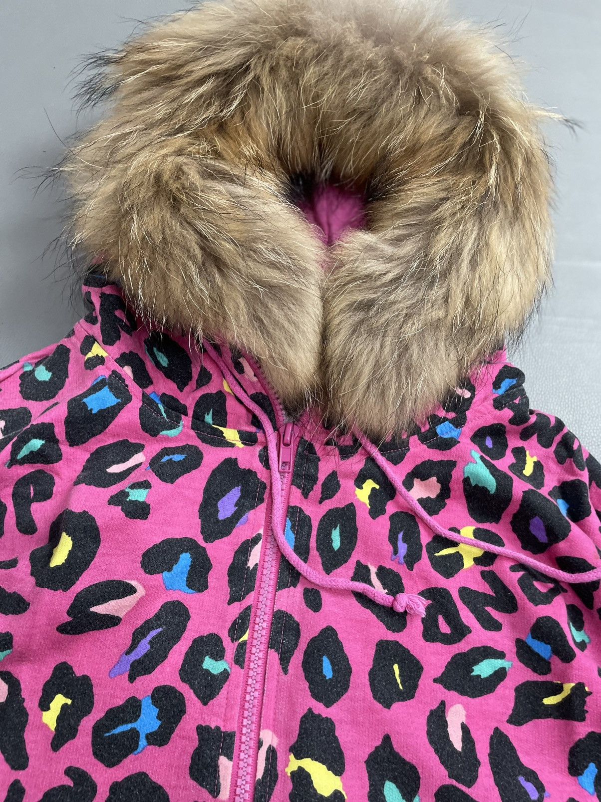 Hysteric Glamour Anap Leopard Zip Fur Hoodie Size US L / EU 52-54 / 3 - 3 Thumbnail