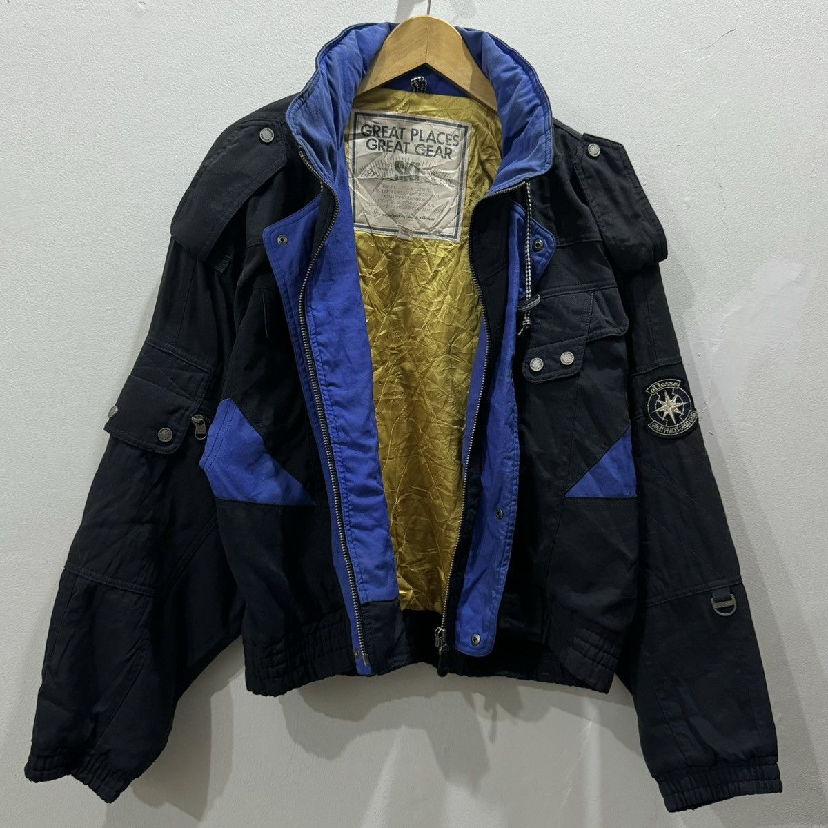 Ellesse Vintage Distressed Ellesse×Goldwin Ski Jacket Size US L / EU 52-54 / 3 - 2 Thumbnail