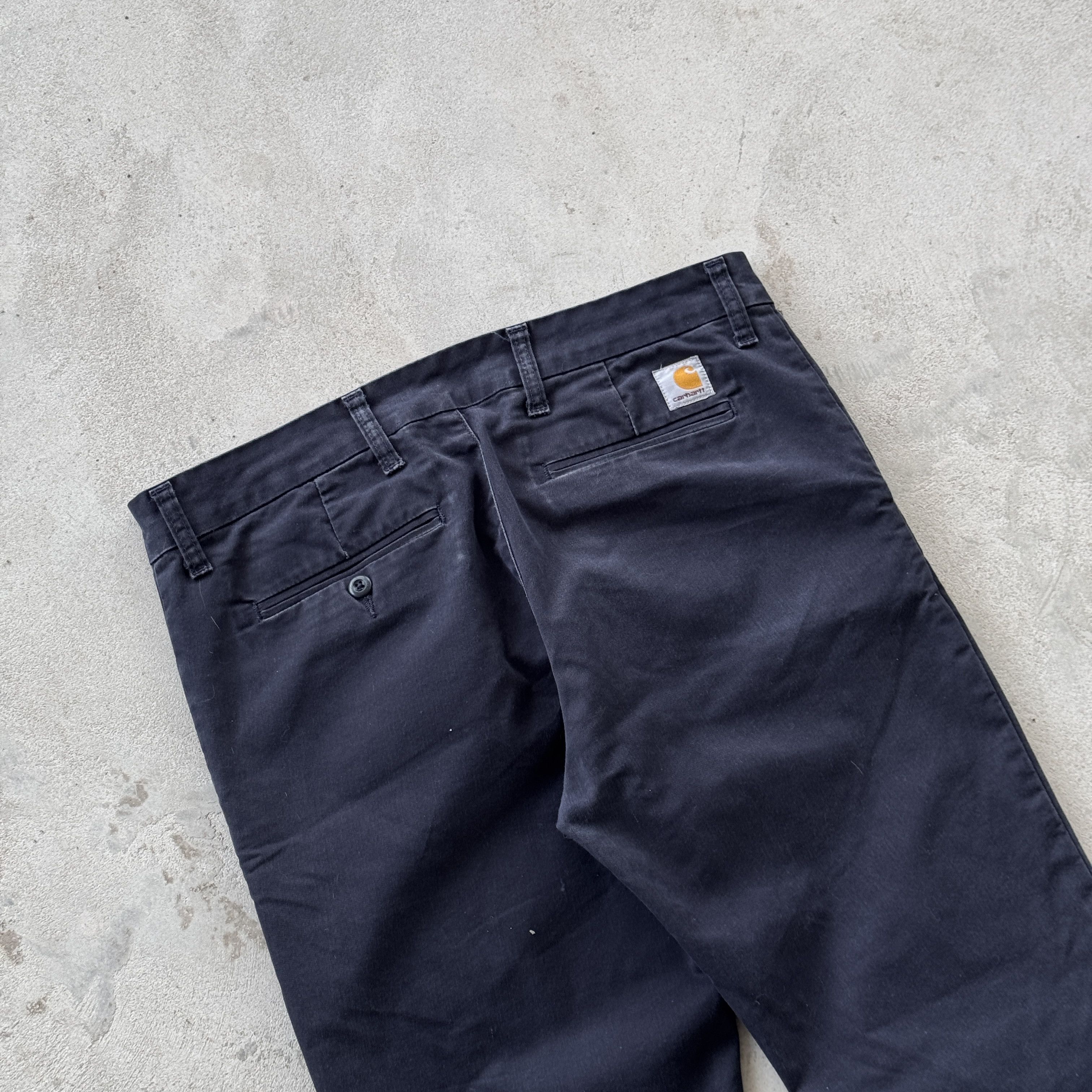 Carhartt Wip Carhartt WIP Sid Pant Navy Blue Chino Trousers 34x34 Size US 32 / EU 48 - 3 Thumbnail